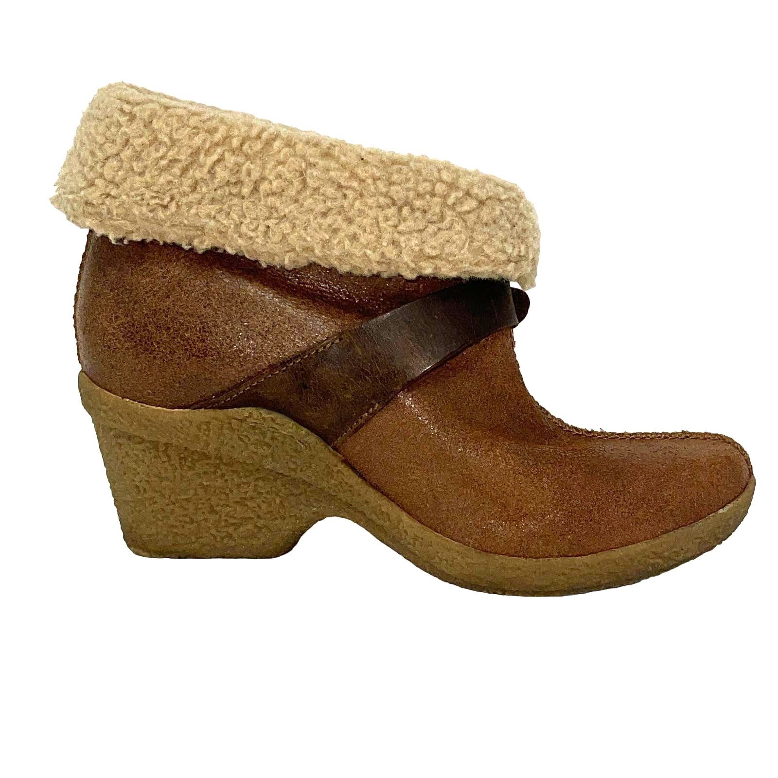Timberland Timberland Earthkeeper Bayden Shearling Wedge Booties Size 6 Size US 6 / IT 36 - 3 Thumbnail