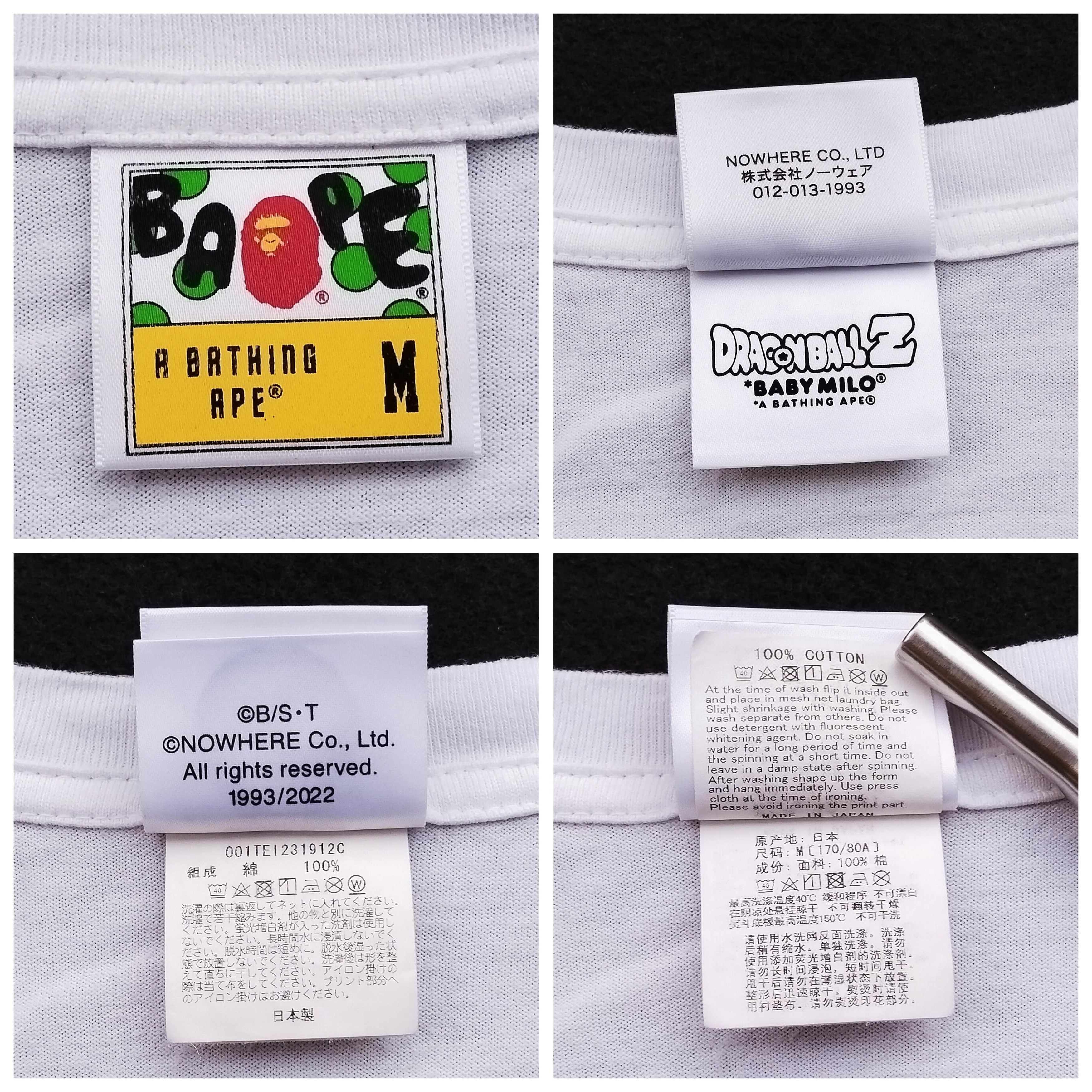 Bape 2022 Bape x Dragon Ball Z Tee Size US M / EU 48-50 / 2 - 6 Thumbnail