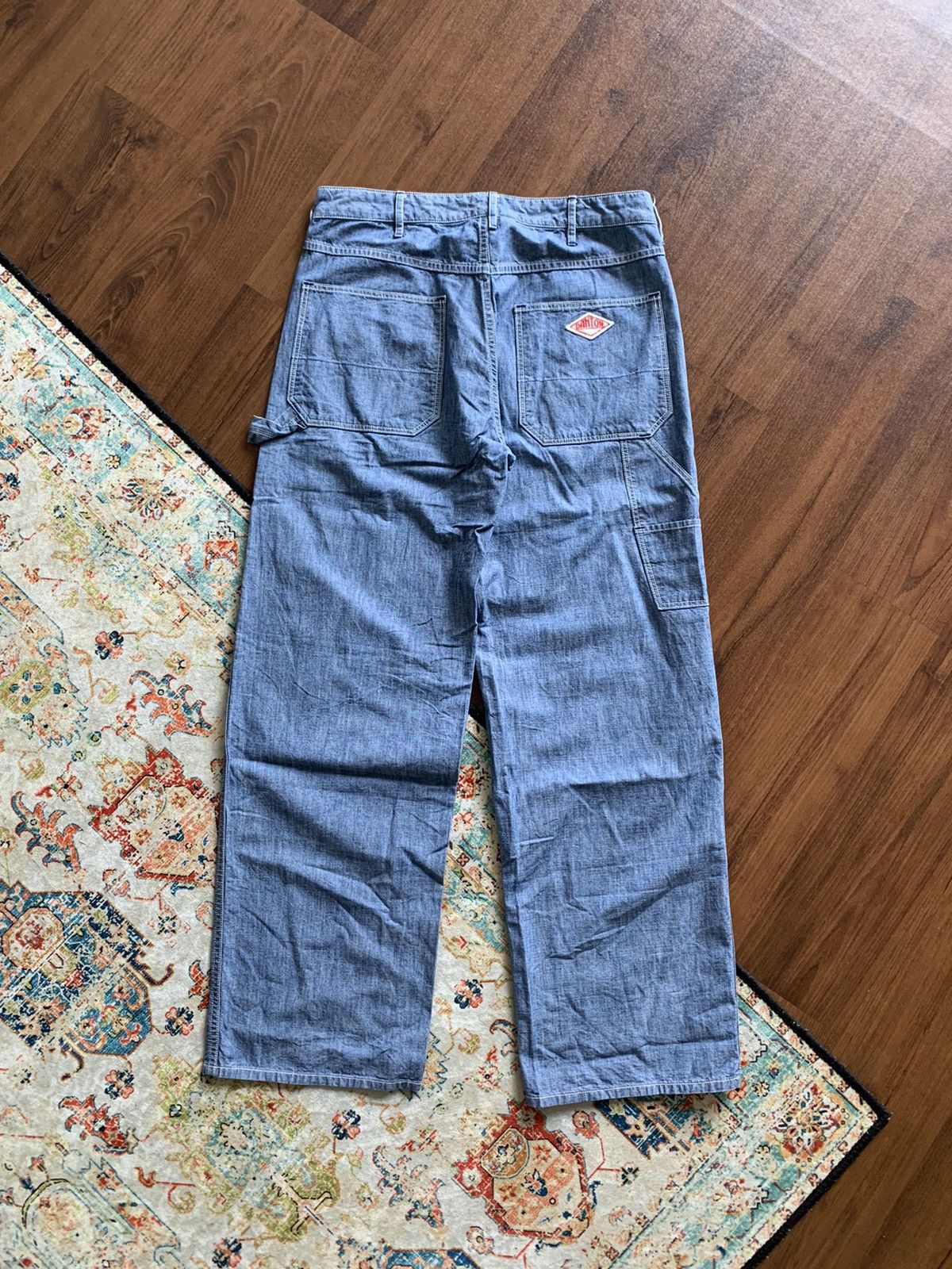 Image of Danton Vintage Carpenter Pants in Blue, Men's (Size 30)