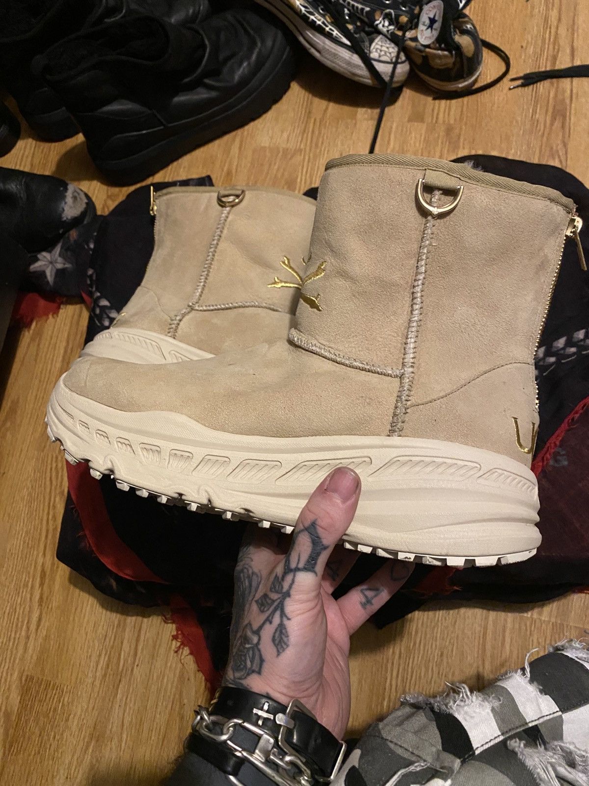 Archive MasterMind Japan x Uggs classic boots (CA805) Mastermind Japan × Ugg Mastermind Uggs | Grailed main image 2
