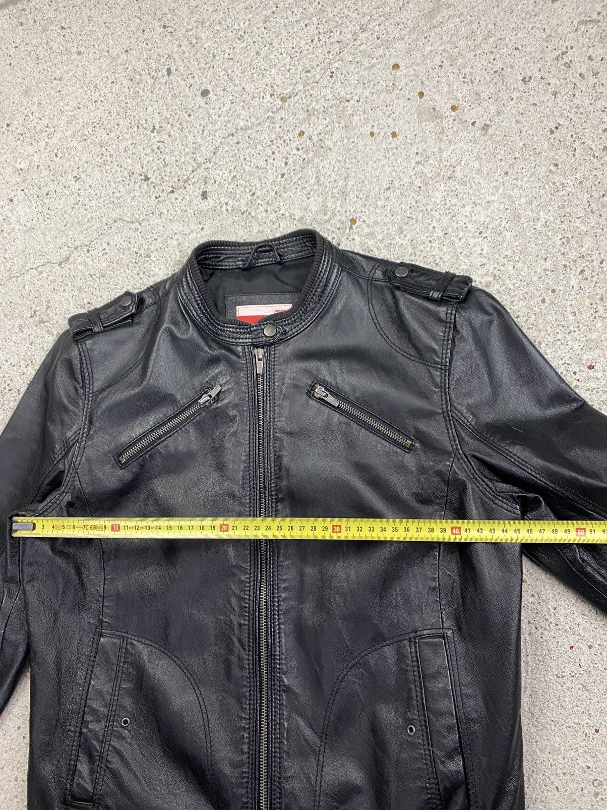 Puma Puma leather jacket black vintage racing biker archive Size M / US 6-8 / IT 42-44 - 11 Thumbnail