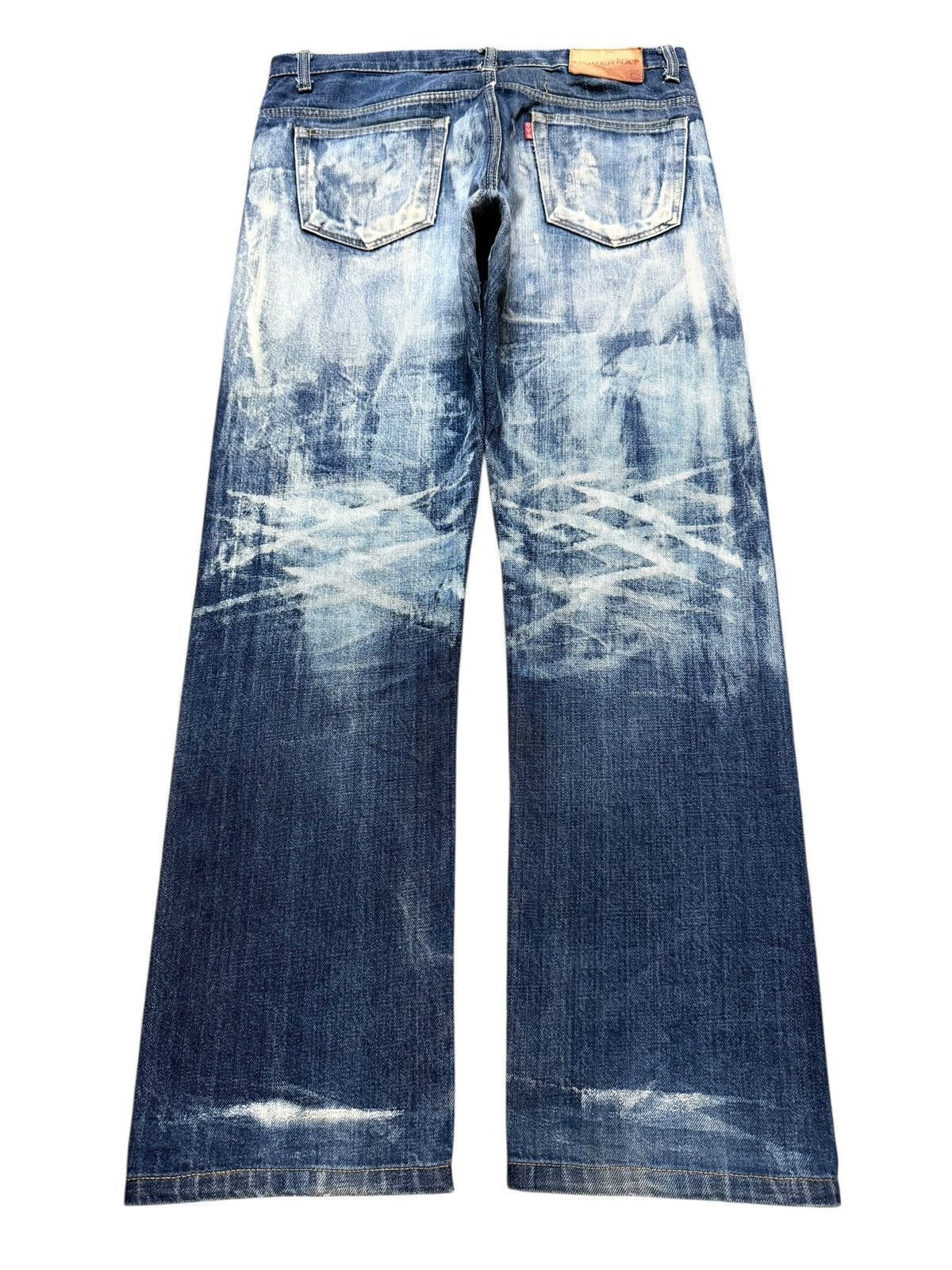 Vintage Covernat Selvedge Faded Wash Clawmark Whisker Loose