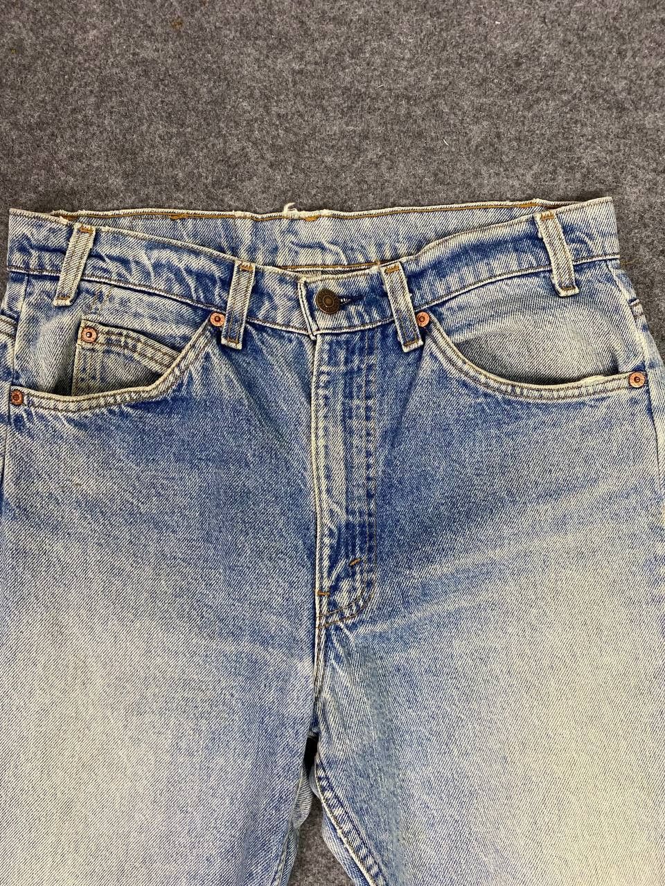 Levi's vintage levis 575 orange tab acid wash denim made in usa Size US 32 / EU 48 - 10 Thumbnail