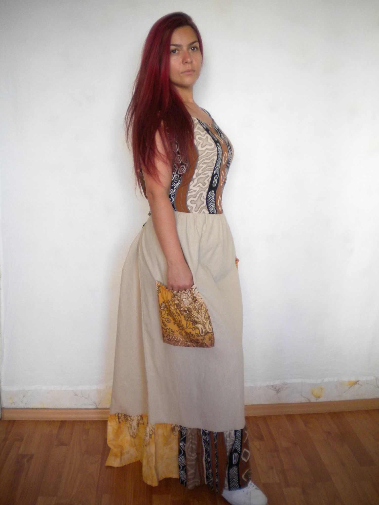 Other Vintage cottage chic maxi summer caftan dress boho rustic Size XXL / US 16-18 / IT 52-54 - 4 Thumbnail