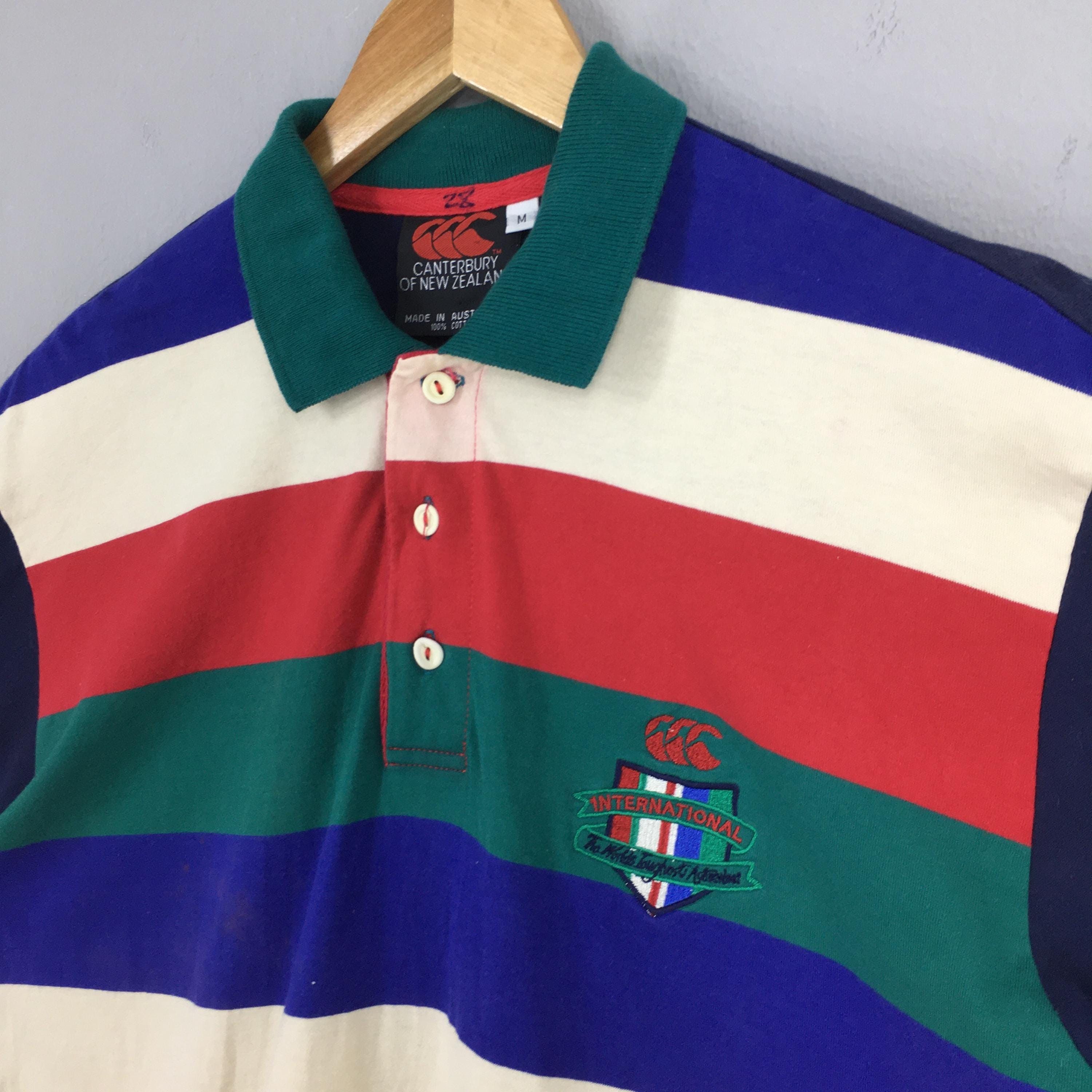 Canterbury of New Zealand Canterbury Of New Zealand Striped Polo Rugby Shirt Medium Size US M / EU 48-50 / 2 - 3 Thumbnail