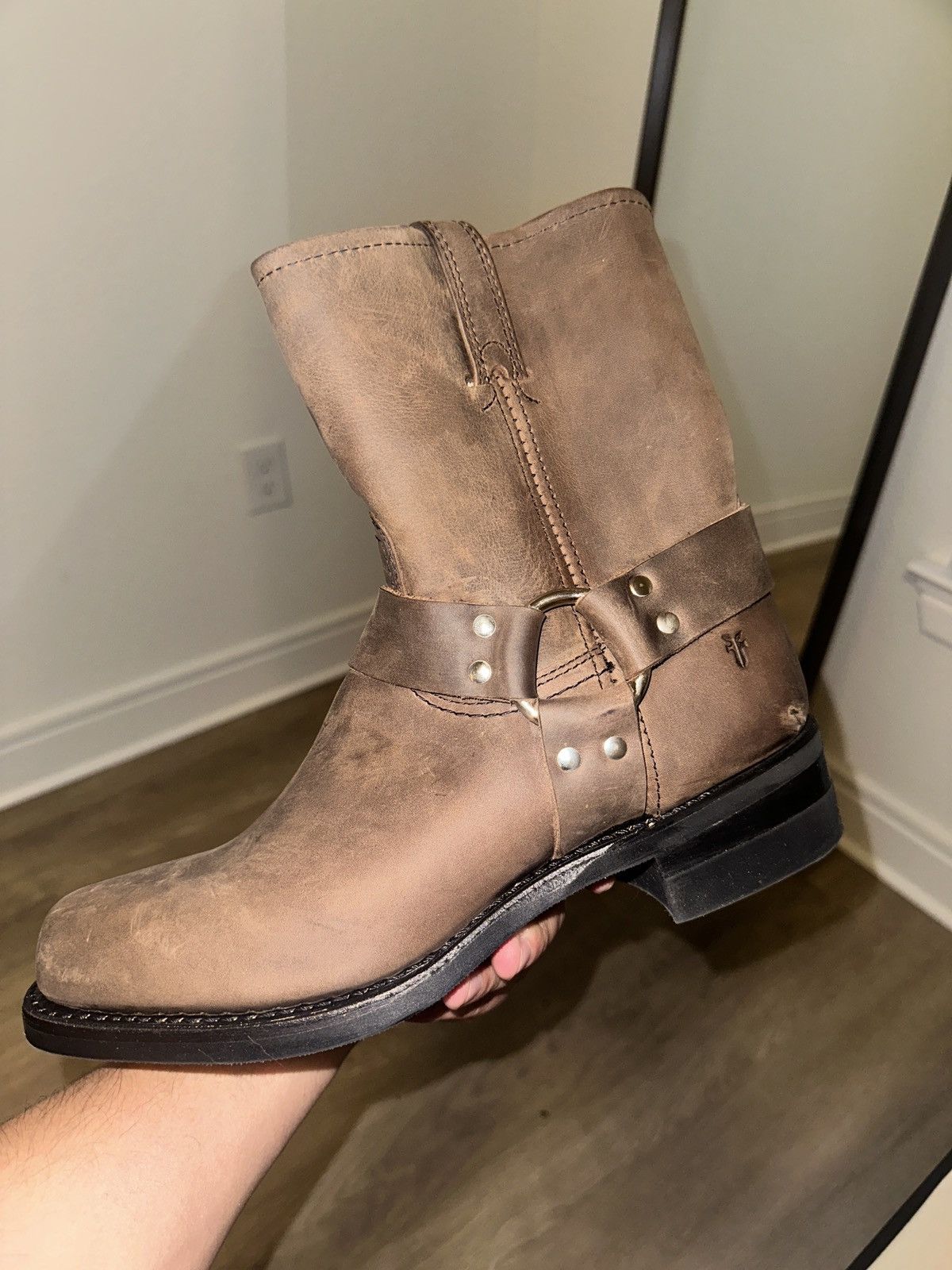 Frye Frye harness boots 8R tan color Size US 10 / EU 43 - 9 Thumbnail