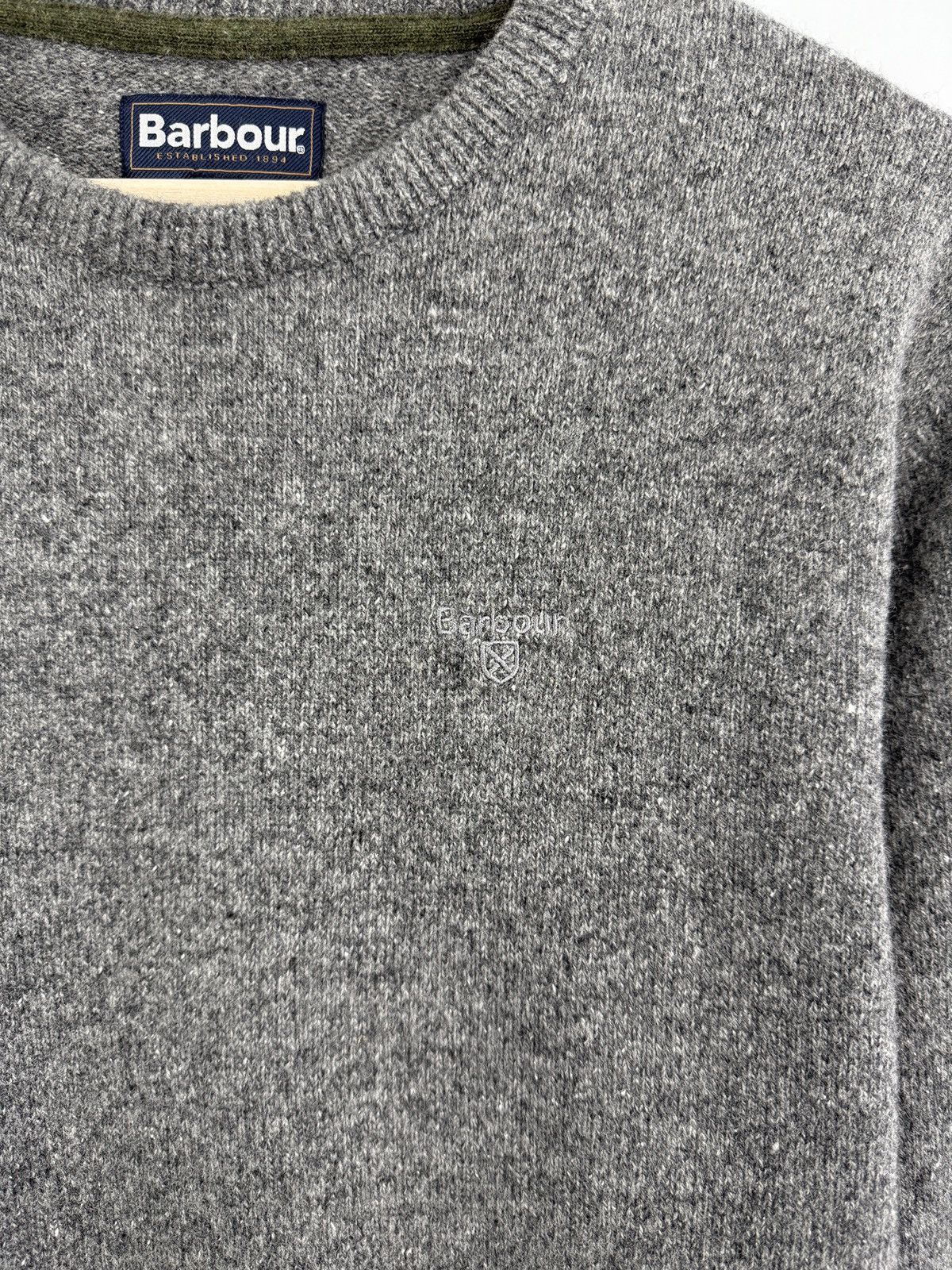 Barbour 🇬🇧 Vintage Barbour Wool Sweater Rare Retro Hype Y2K Size US M / EU 48-50 / 2 - 6 Thumbnail