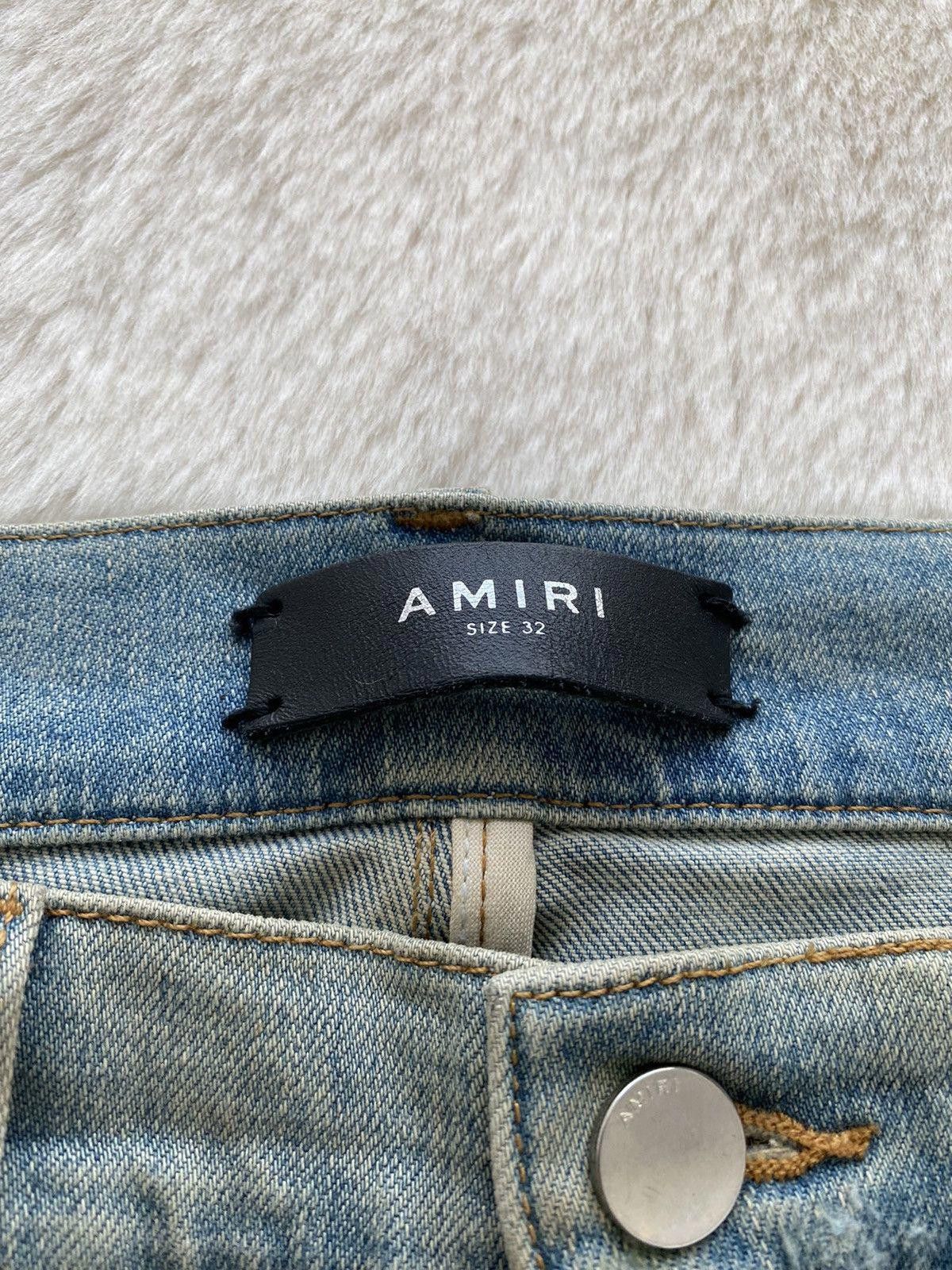 Amiri Amiri Indigo Track Denim Jeans Size US 32 / EU 48 - 2 Thumbnail