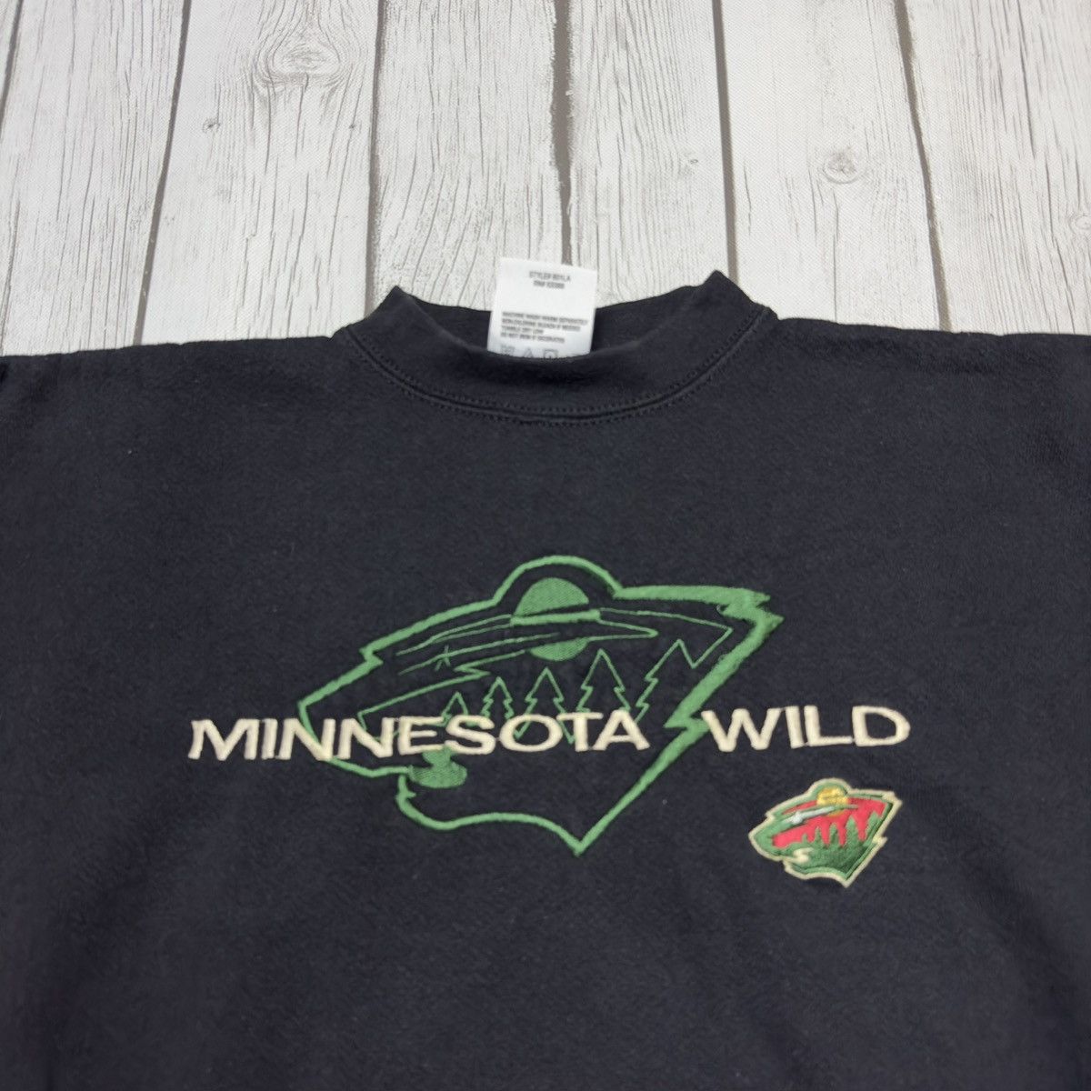 NHL Vintage Minnesota Wild sweatshirt Size US L / EU 52-54 / 3 - 3 Thumbnail