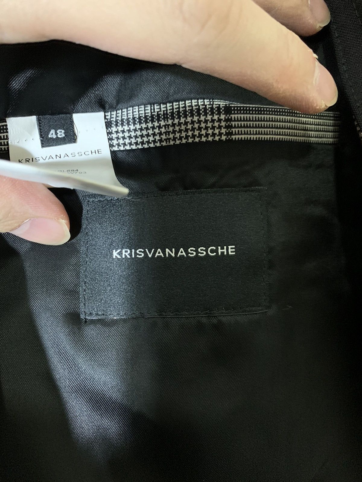 Kris Van Assche Kris Van Assche Wales check bomber jacket Sz 48 Size US M / EU 48-50 / 2 - 4 Thumbnail