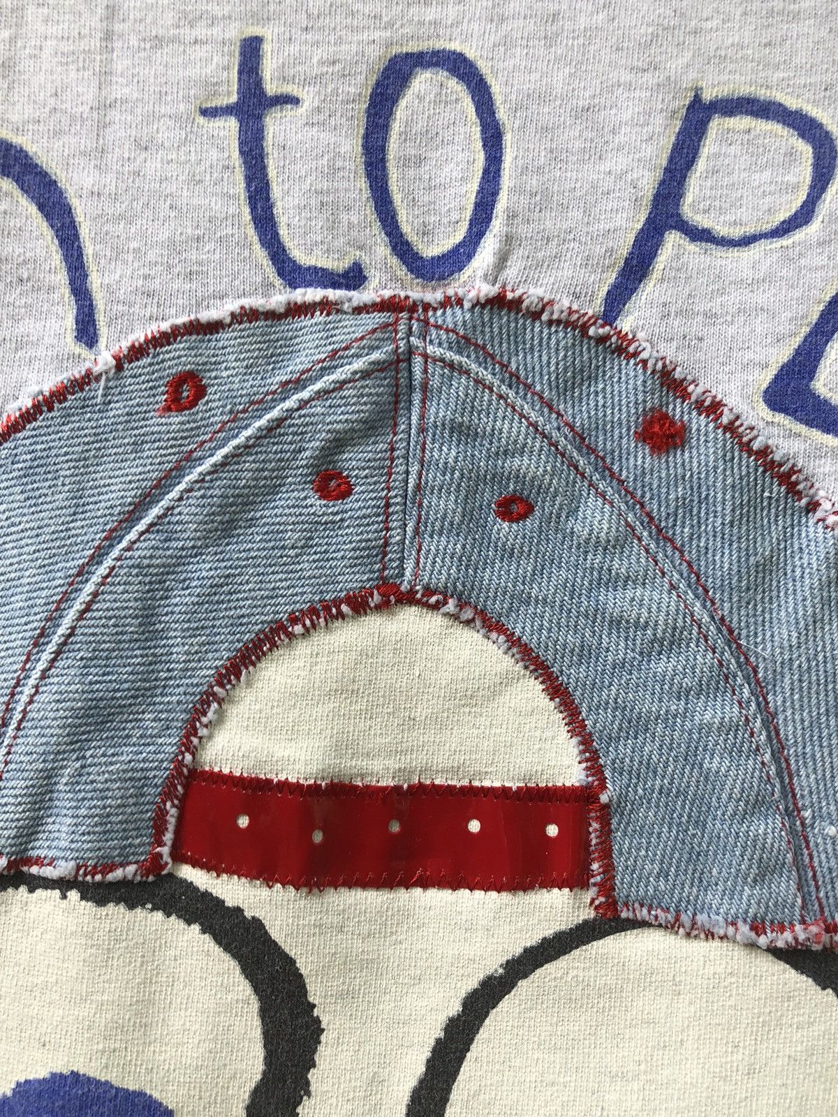 Vintage Vintage 90s Danny First Mirror Cap Jeans Design Tee Size US XL / EU 56 / 4 - 6 Thumbnail