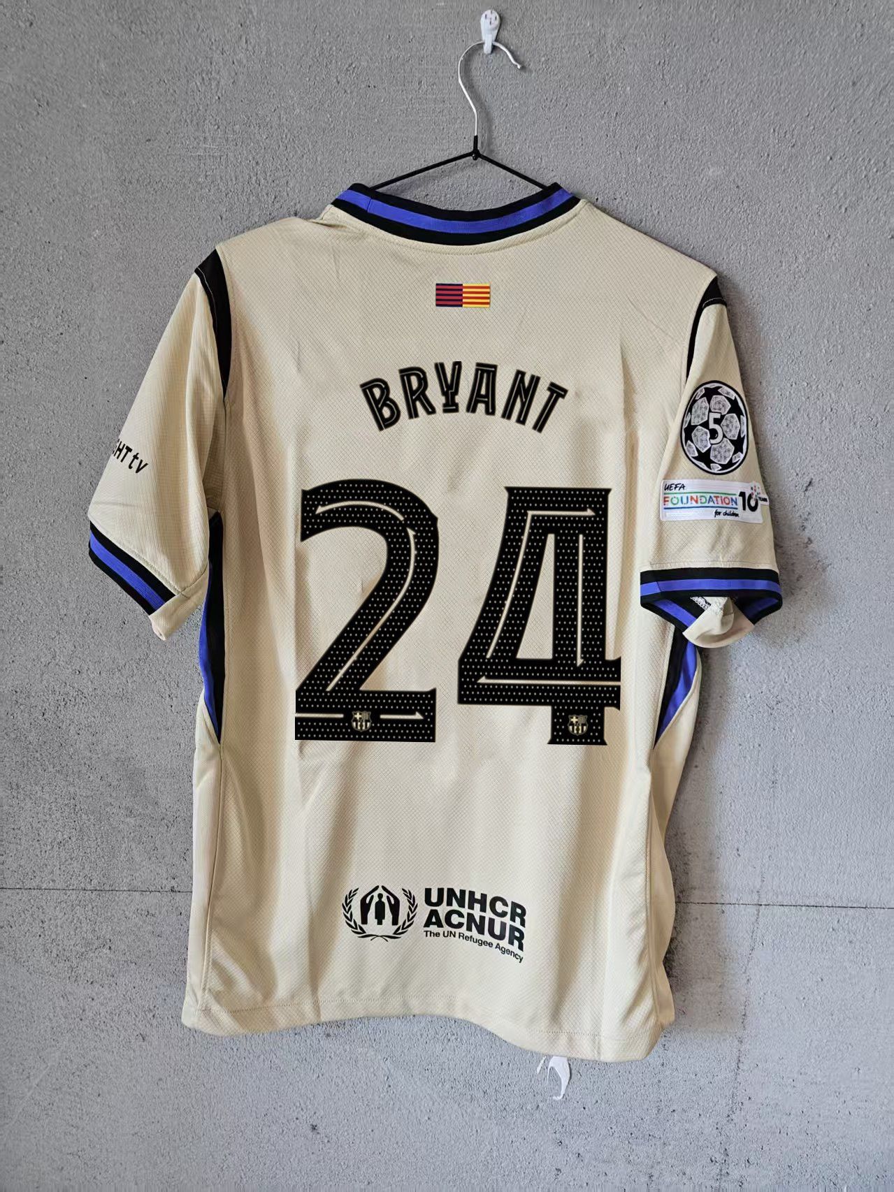 2025 26 Barcelona 24 Kobe Bryant Jersey Away