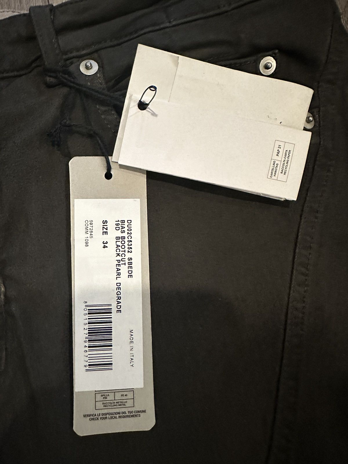 Rick Owens Rick Owens Drkshdw Bias Bootcut Jeans Black Pearl Size 34 Size US 34 / EU 50 - 5 Thumbnail