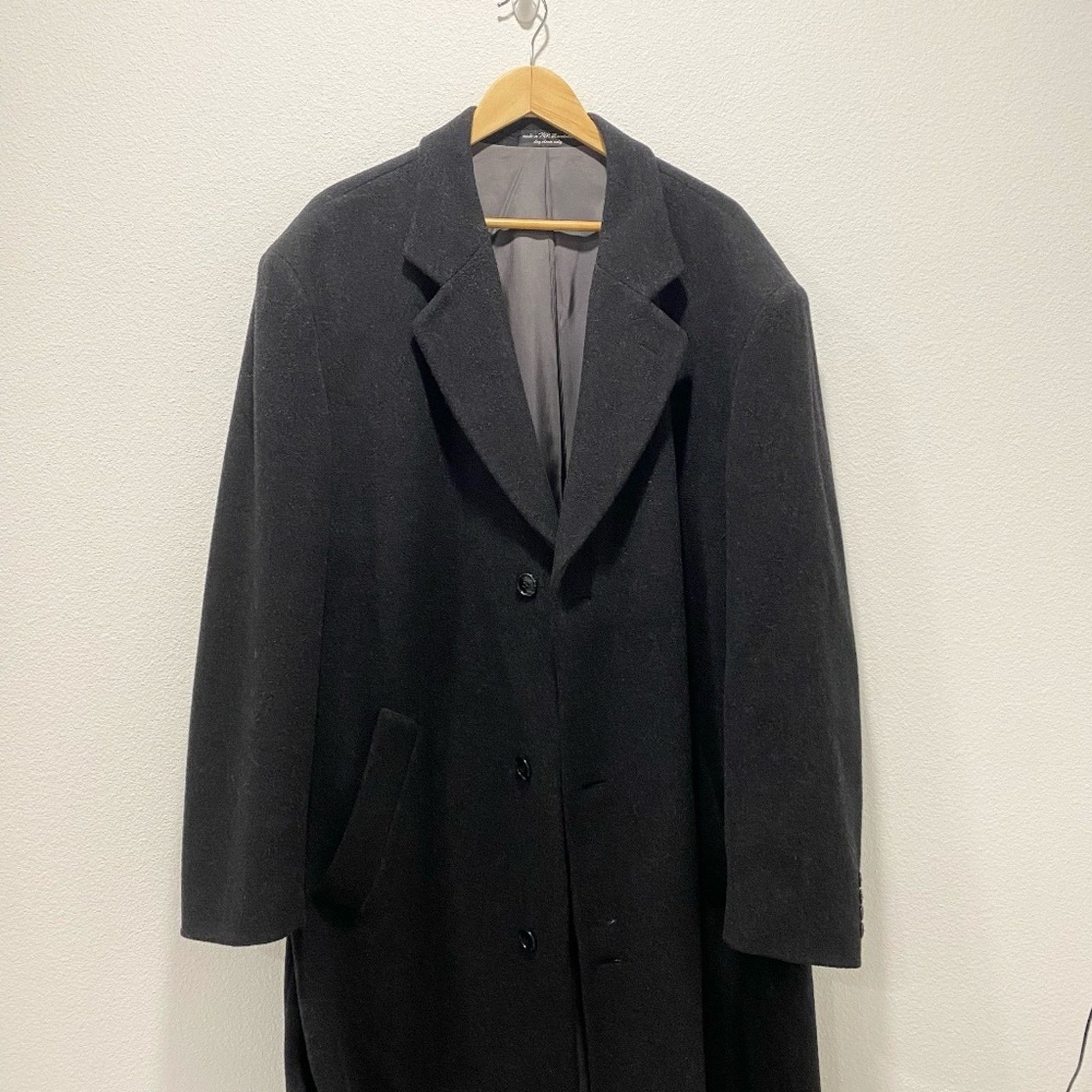 Andrew Fezza Andrew Fezza Men's Italian Cashmere Overcoat Full - 48R Size US XL / EU 56 / 4 - 1 Thumbnail