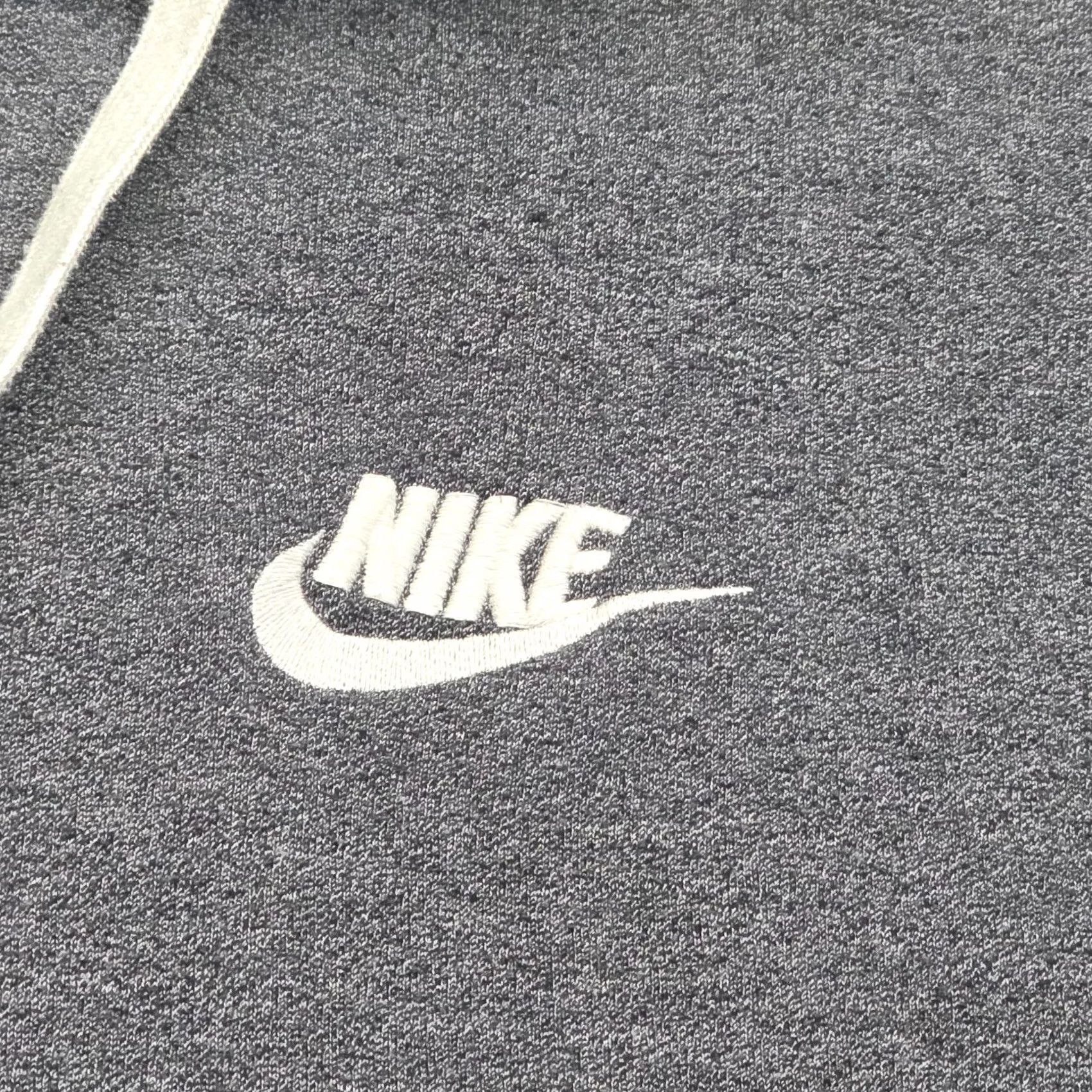 Nike Nike Hoodie Full Zip Mens Medium Gray Swoosh Lined Cotton Size US M / EU 48-50 / 2 - 3 Thumbnail