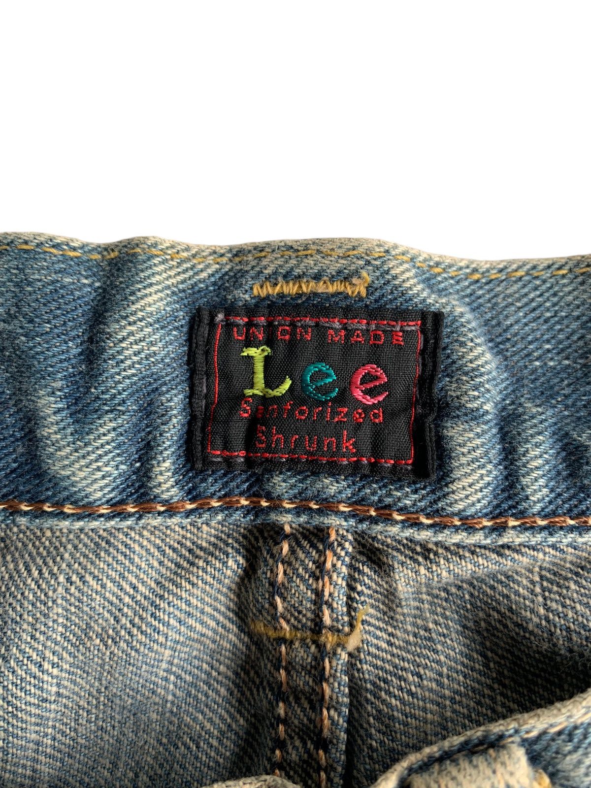 Jean × Lee Vintage Lee Riders Selvedge Distressed Denim Size US 30 / EU 46 - 17 Thumbnail