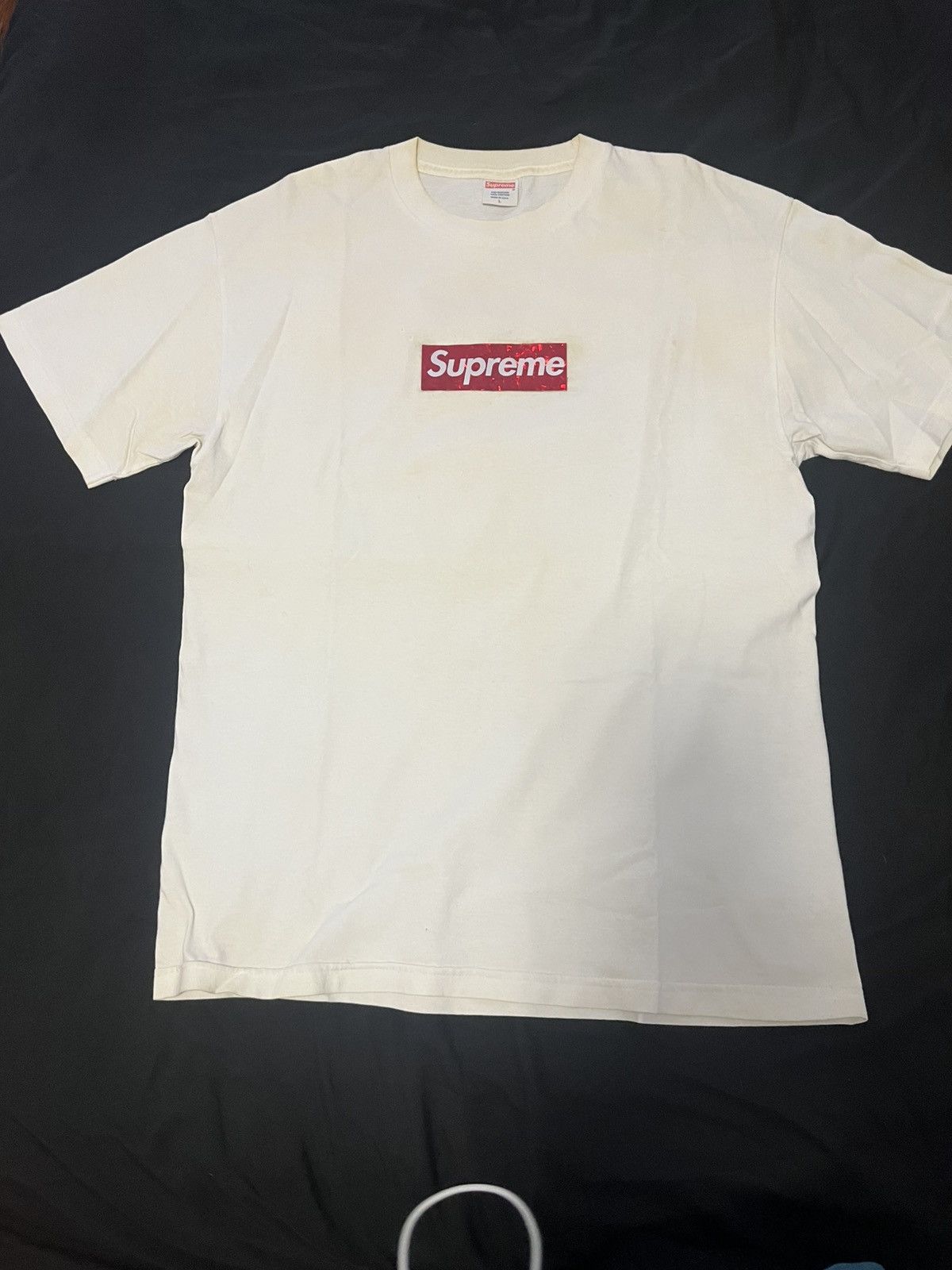 Supreme Supreme holographic box logo tee red Size US L / EU 52-54 / 3 - 1 Thumbnail
