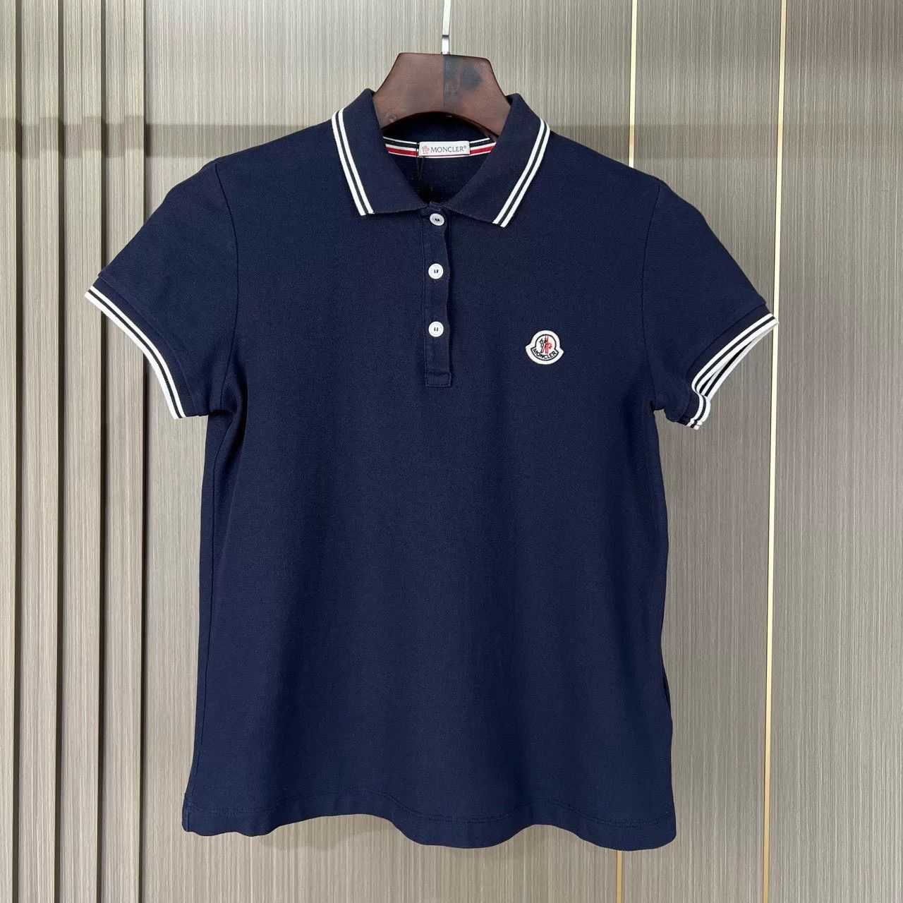 Moncler Moncler Embroidered Logo Polo Short Sleeve Size US XS / EU 42 / 0 - 1 Thumbnail