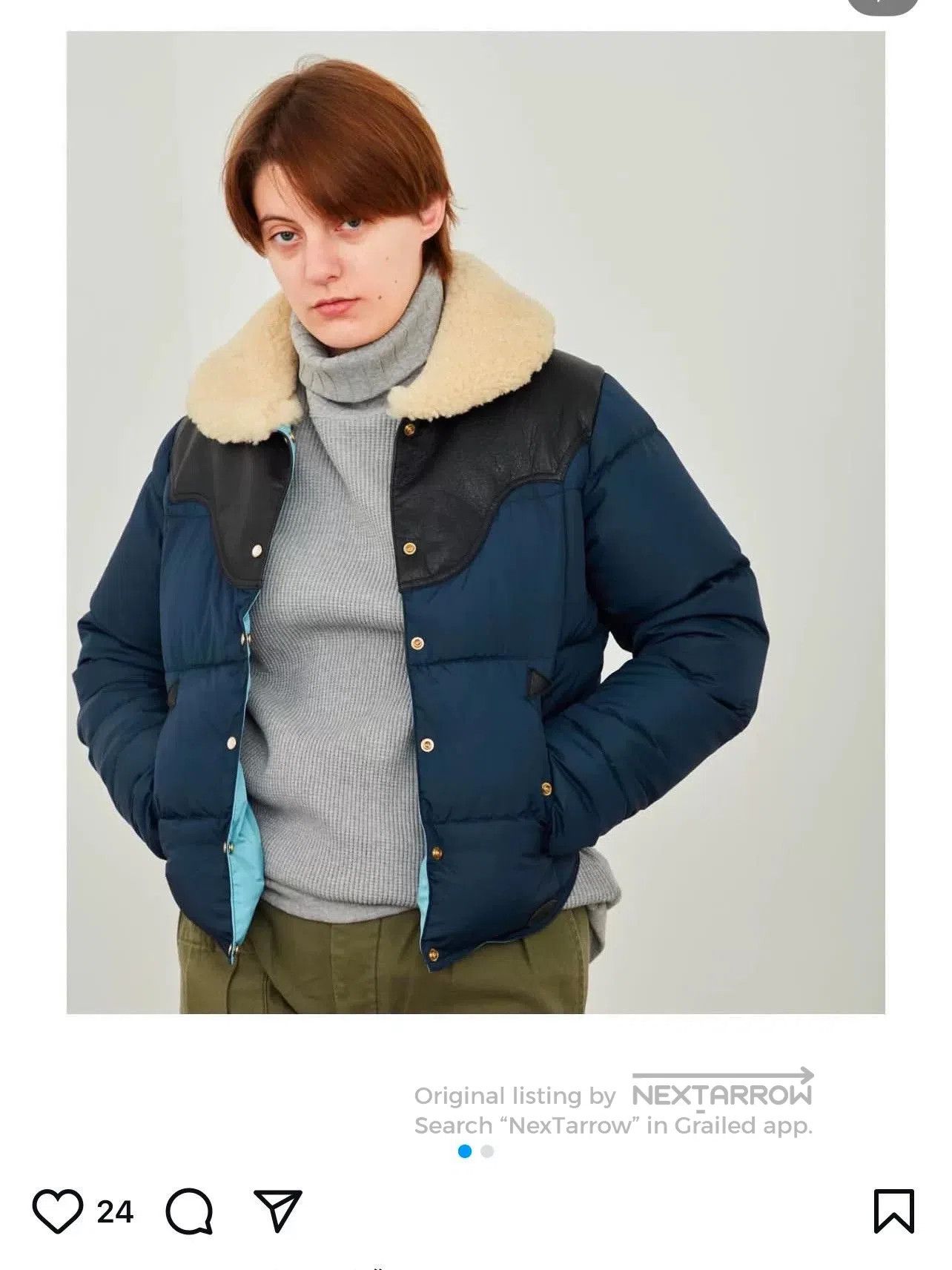 Nigel Cabourn Classic Women's Down Jacket by Nigel Cabourn. Size M / US 6-8 / IT 42-44 - 5 Thumbnail