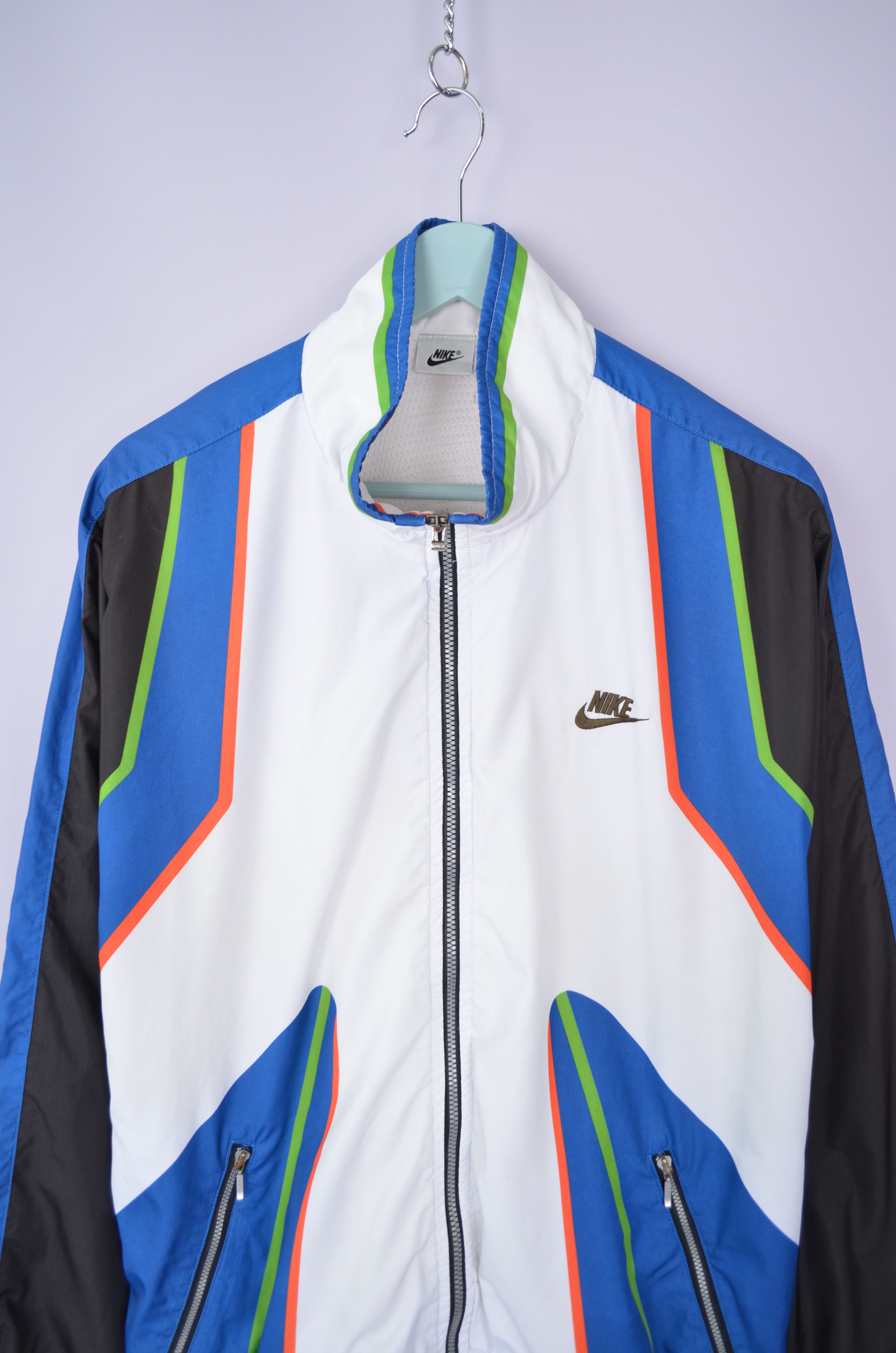 Nike × Vintage Vintage Early 90's Men's Nike Full Zip Track Jacket Size M Size US M / EU 48-50 / 2 - 2 Thumbnail