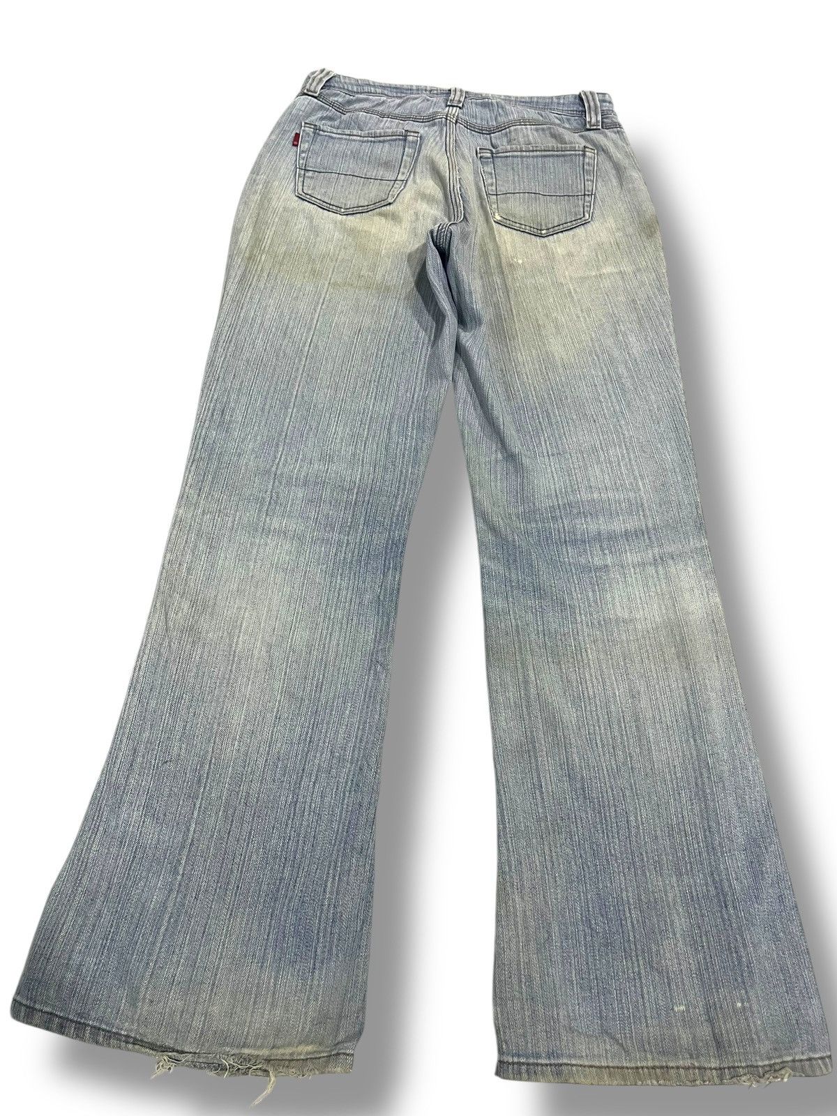 If Six Was Nine × Japanese Brand × Le Grande Bleu (L.G.B.) FLARE💥 VINTAGE JAPANESE BRAND WASHED BLUE DENIM Size US 30 / EU 46 - 8 Thumbnail
