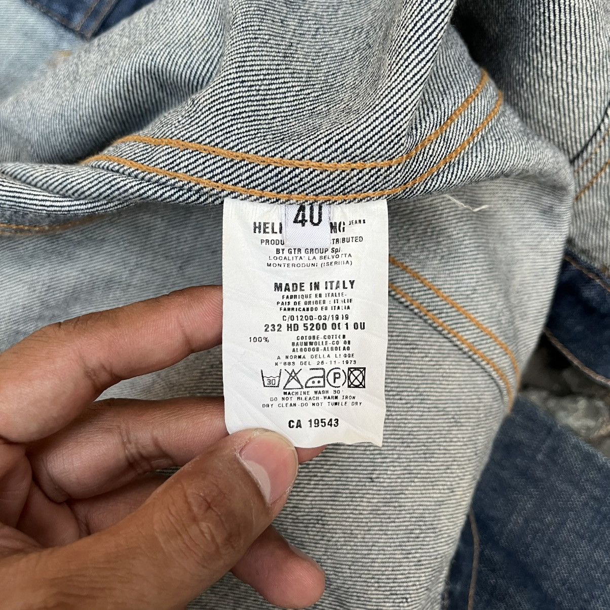 Helmut Lang Helmut lang AW1999 Elongated Sleeves Denim Trucker Jacket Size US M / EU 48-50 / 2 - 14 Thumbnail