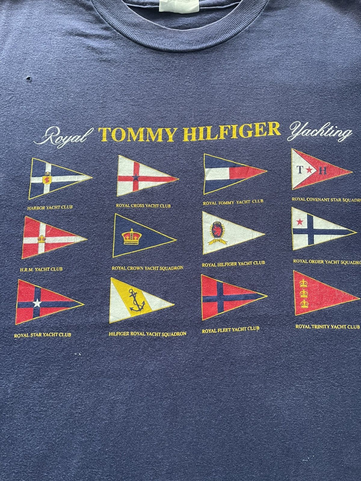 Tommy Hilfiger VINTAGE 90S TOMMY HILFIGER YACHTING FLAG VERY RARE Size US L / EU 52-54 / 3 - 2 Thumbnail