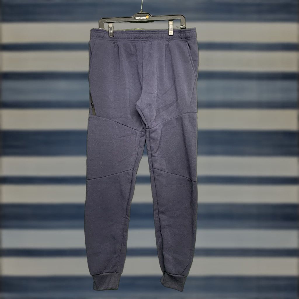 Vintage Ultra Performance Sweatpants Mens Large Navy Blue Fleece Joggers Drawstring Tech Size US 33 - 1 Thumbnail