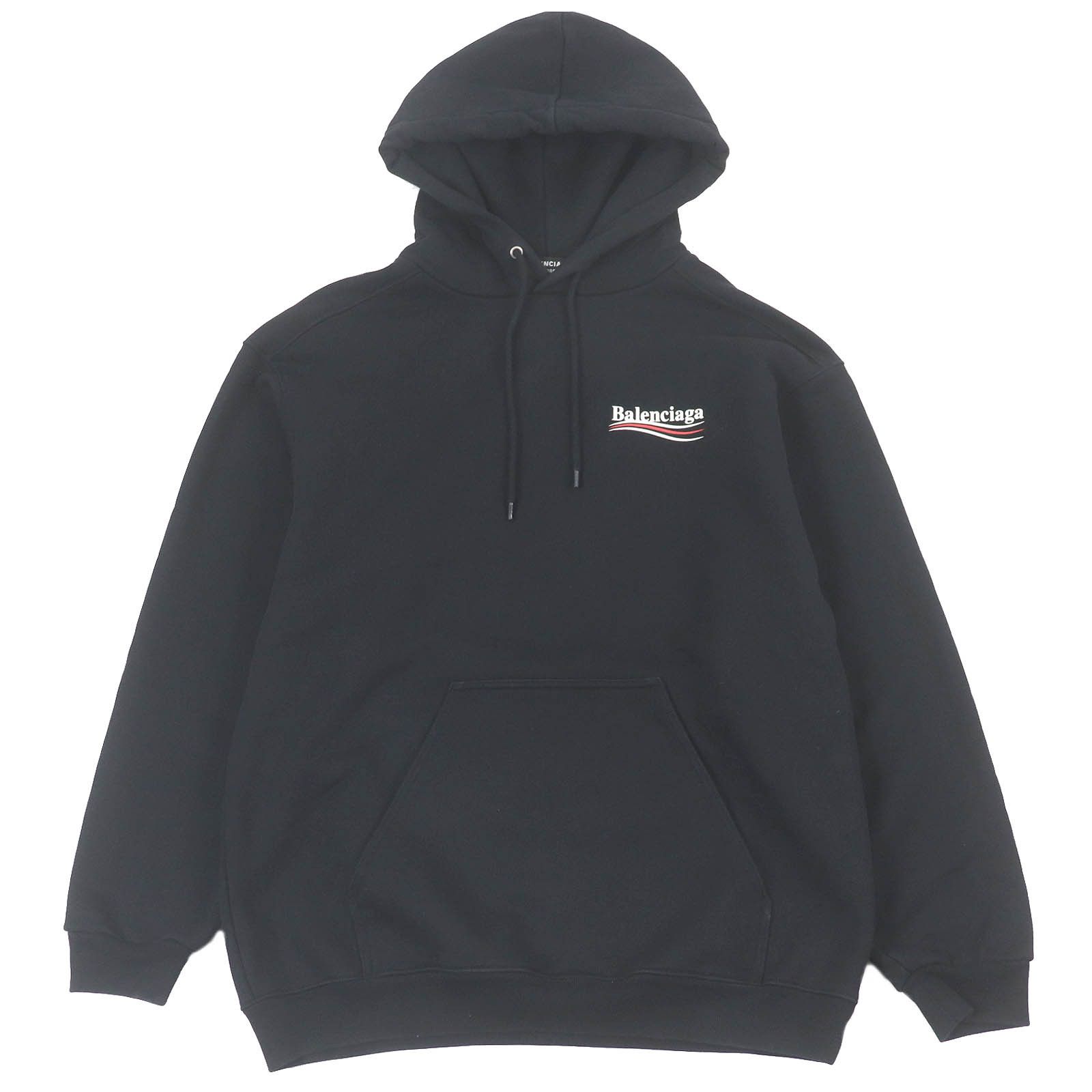 Balenciaga Balenciaga Balenciaga Campaign logo print cotton hoodie Cotton Sweatshirts & Hoodies 600583 DUTY FREE for USA Size ONE SIZE - 1 Thumbnail