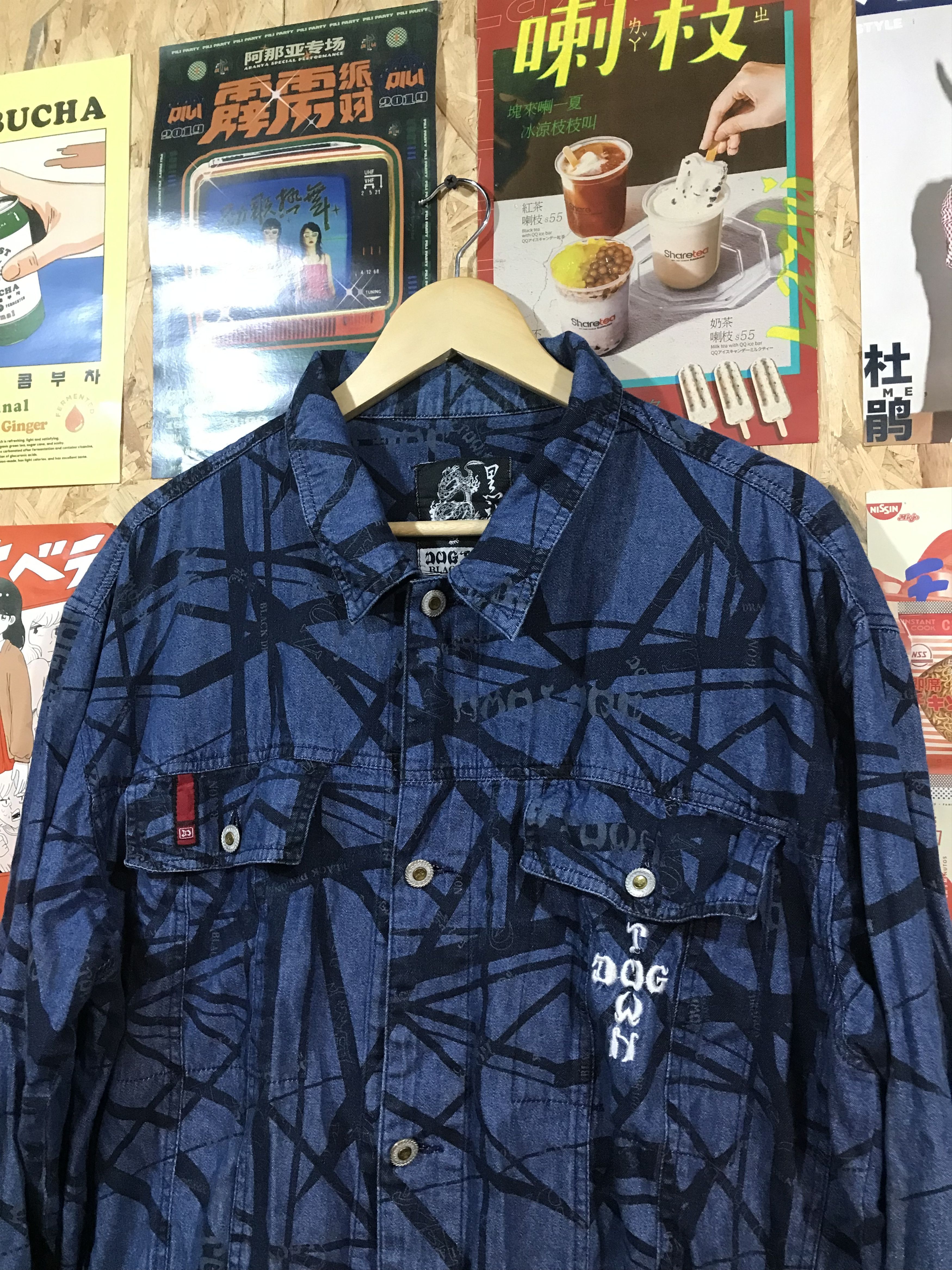Dogtown × Santa Cruz Skateboards Dogtown Button Up Over Print Size US XL / EU 56 / 4 - 1 Thumbnail
