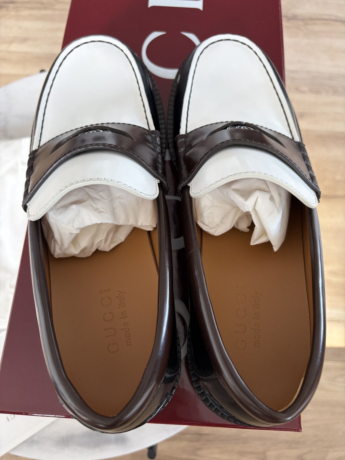 Gucci Gucci leather penny loafers Size US 8 / EU 41 - 10 Thumbnail
