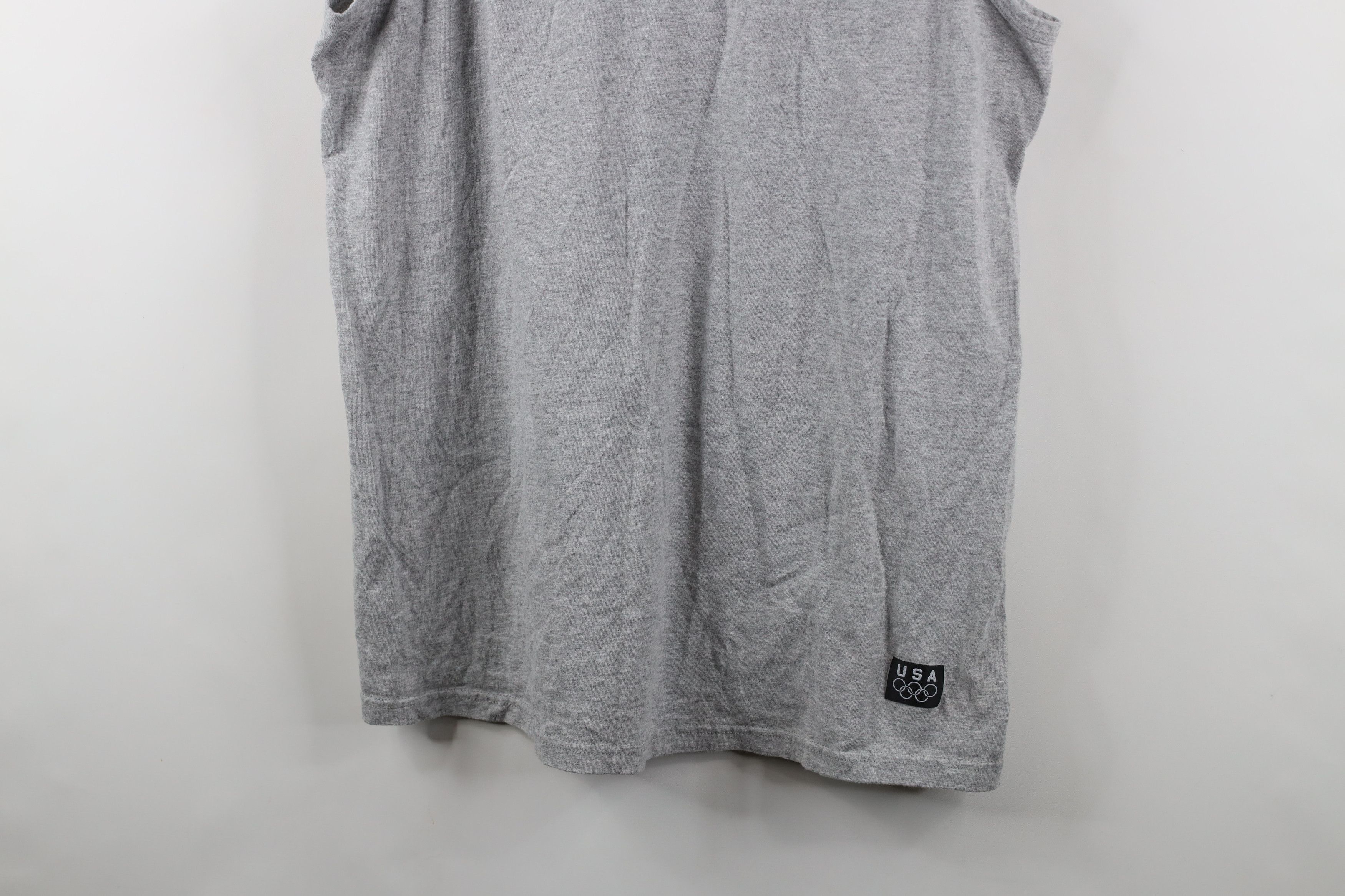 Vintage Vintage 90s USA Olympics Tank Top T-Shirt Heather Gray USA Size US XL / EU 56 / 4 - 3 Thumbnail