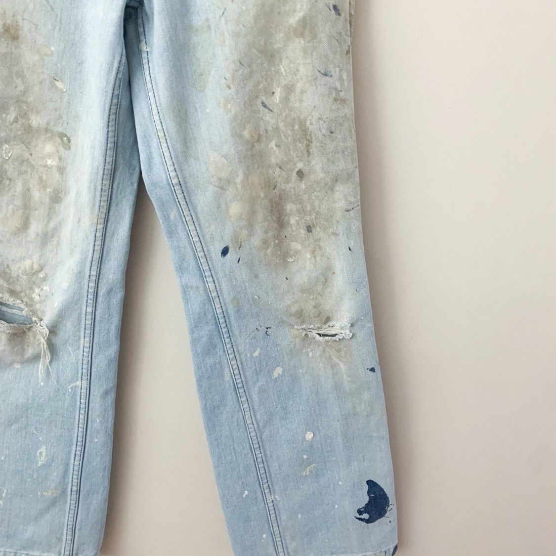 Vintage Vintage 1970’s CASH Painters Wide Leg Jeans Size US 27 - 4 Thumbnail