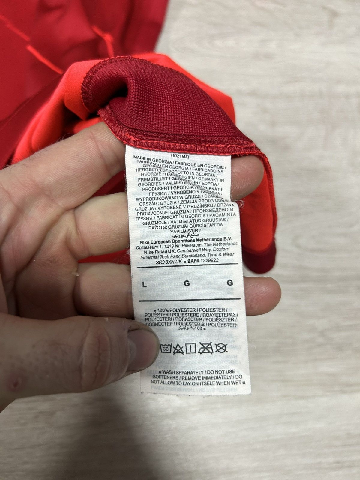 Nike Liverpool 2021/22 Home Football Shirt Nike Soccer Jersey Size US L / EU 52-54 / 3 - 9 Thumbnail