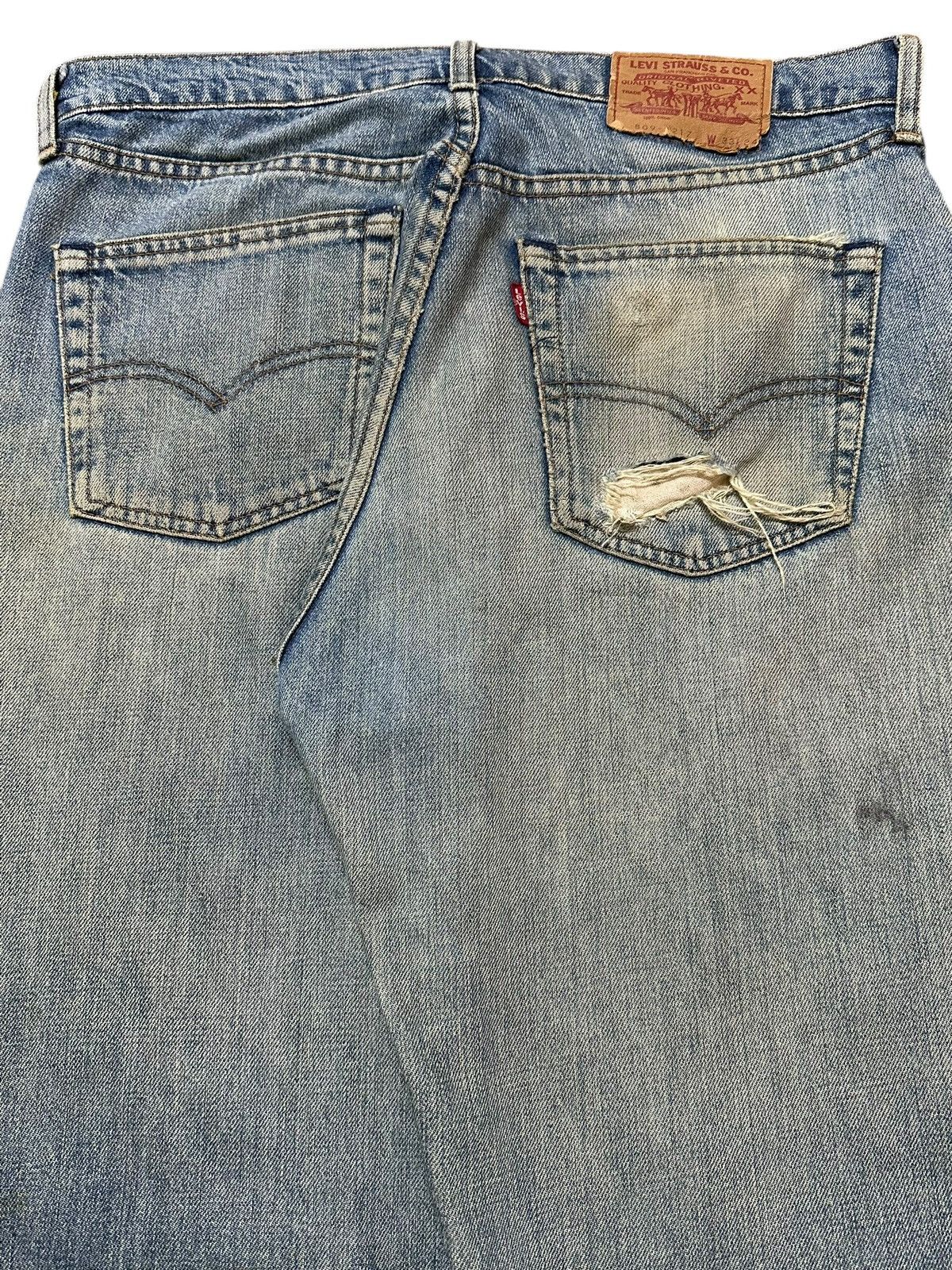 Levi's Vintage 90s Levis 509 Mud Wash Faded Distressed Baggy Jeans Size US 32 / EU 48 - 6 Thumbnail