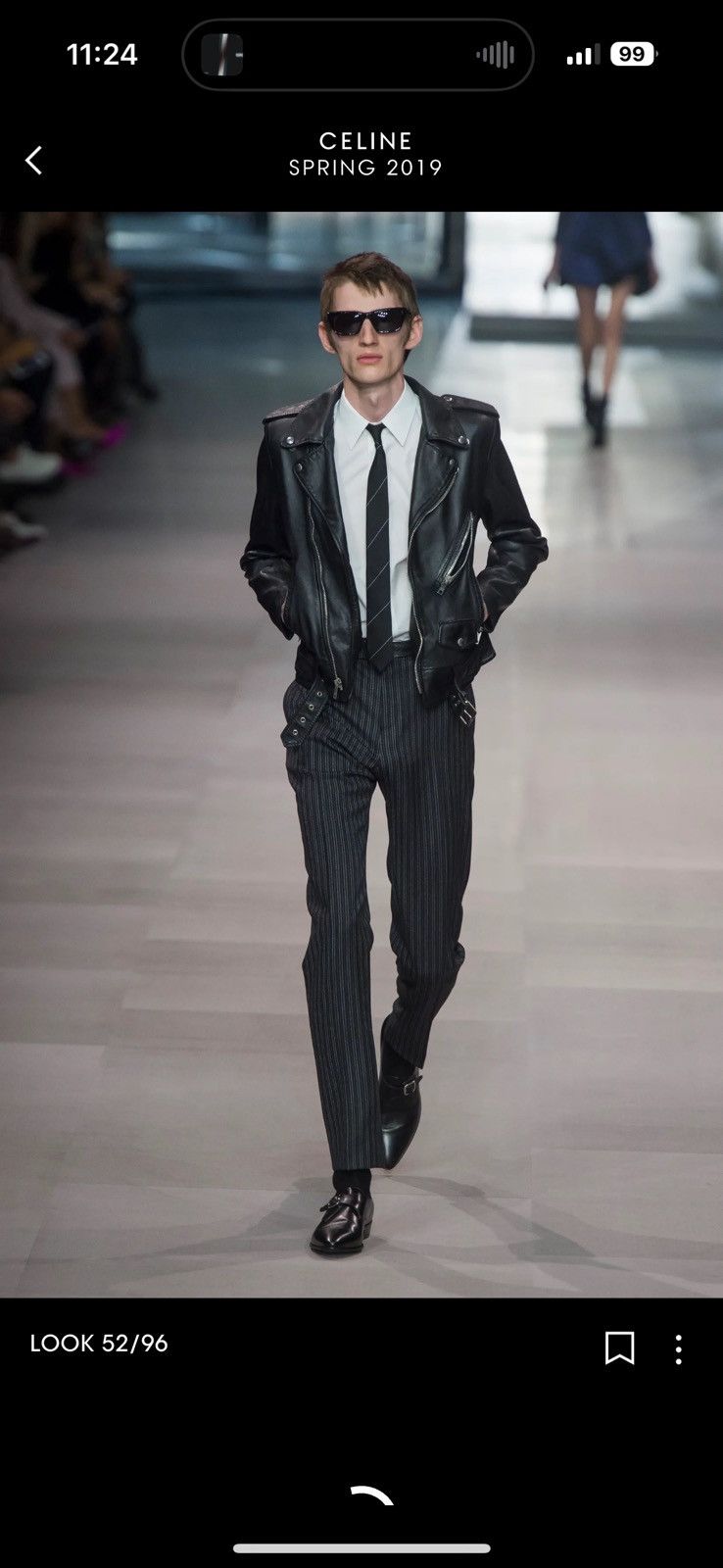 Celine × Hedi Slimane Celine English Stripes Classic Pants Size US 28 / EU 44 - 3 Thumbnail