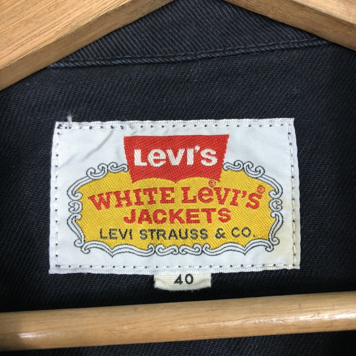 Levi's 🔥VINTAGE BIKER JACKET LEVI’S SUN FADED DESIGN VERY RARE Size US M / EU 48-50 / 2 - 20 Thumbnail