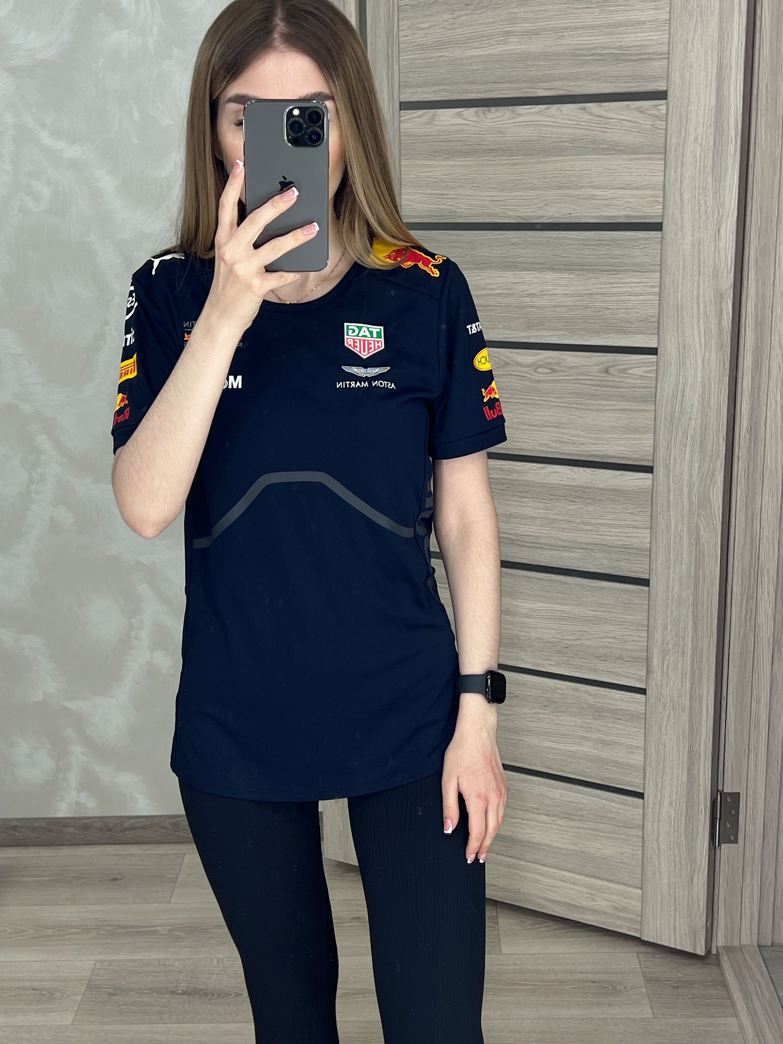 Puma × Red Bull Puma & Red Bull T-Shirt Aston Martin Racing F1 Esso Mobil1 Size S / US 4 / IT 40 - 2 Thumbnail