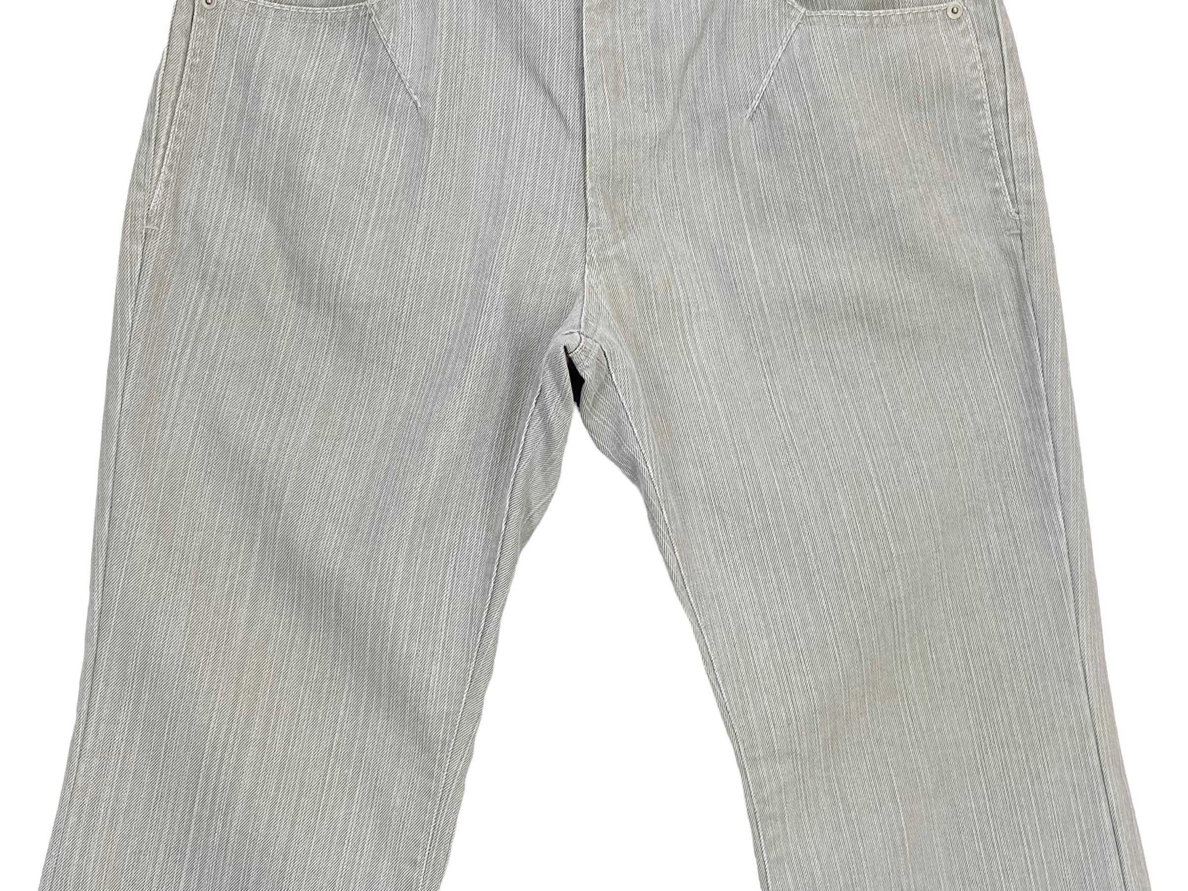 Japanese Brand Takaiq Pants Stripes Pants Japanese Brand Size US 34 / EU 50 - 4 Thumbnail