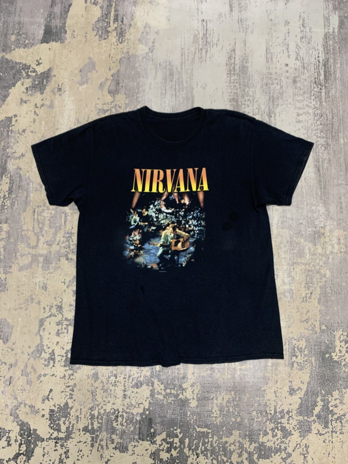 Vintage Y2K Nirvana Unplugged In New York Band Tee