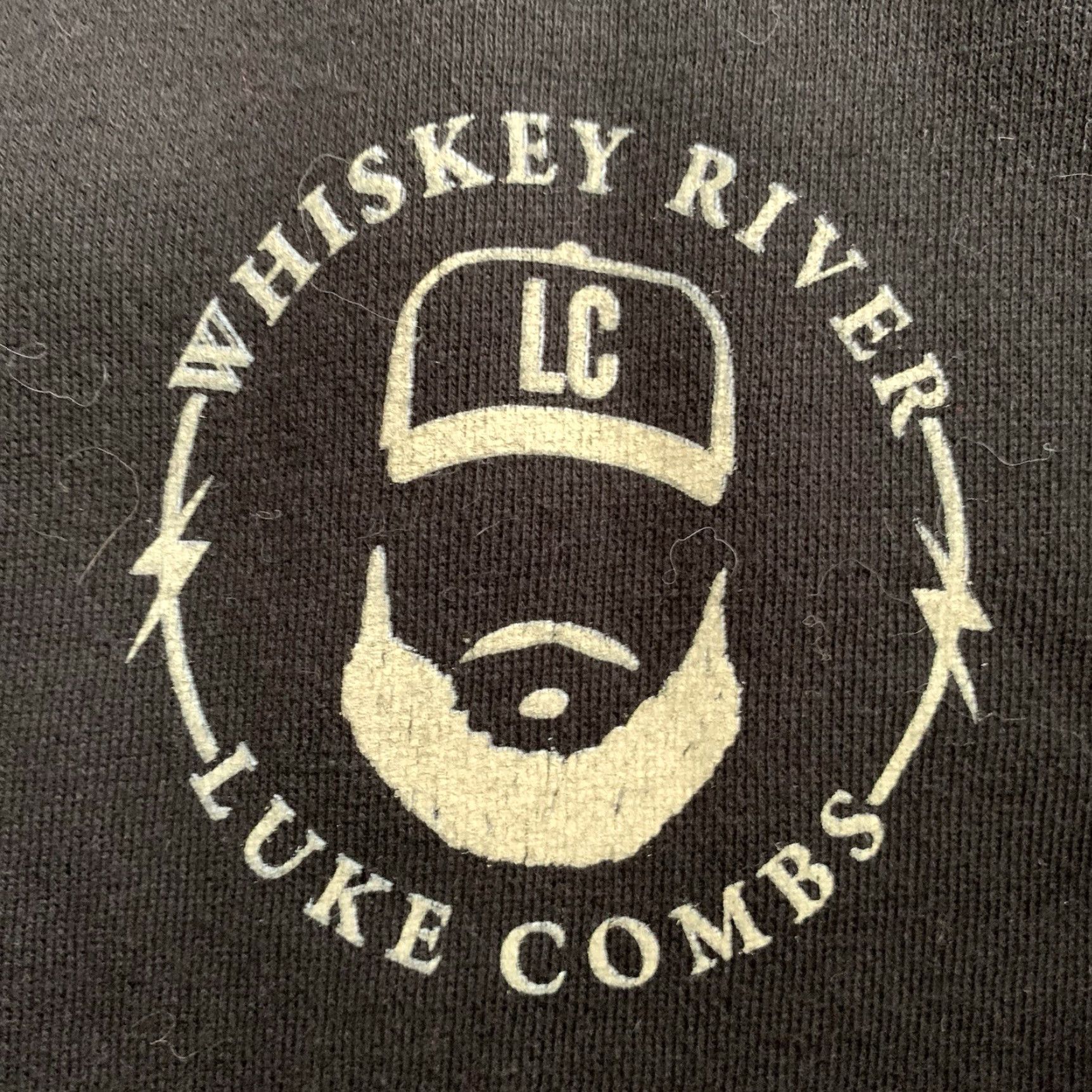 Vintage Luke Combs Sweatshirt Mens XL Black Whiskey River COLD AS YOU Pullover Crewneck Size US XL / EU 56 / 4 - 2 Thumbnail