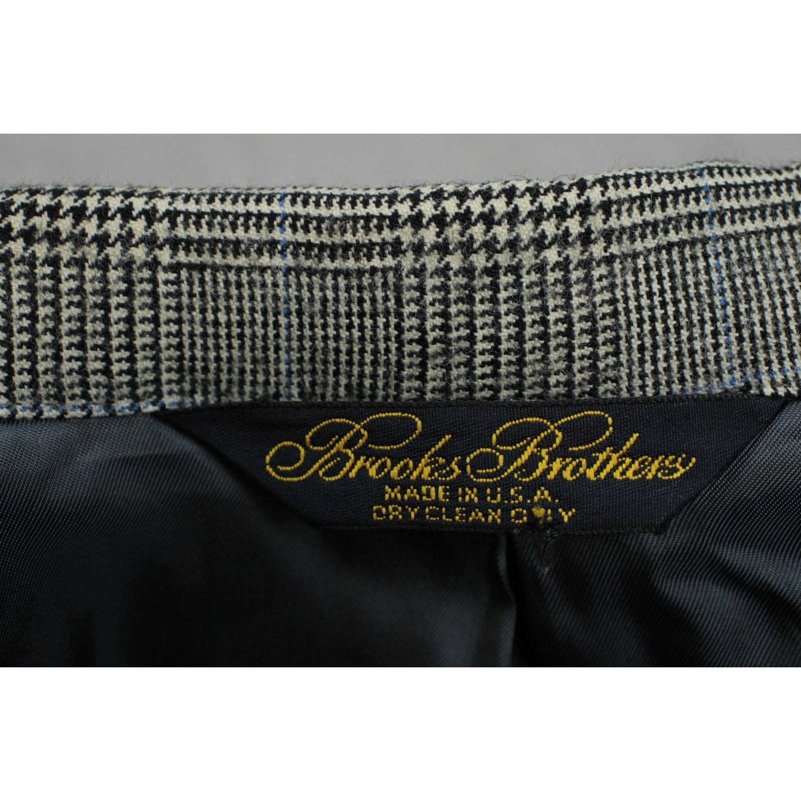 Brooks Brothers Brooks Brothers Blazer Mens 44R Glen Plaid 3 Buttons Size 44R - 6 Thumbnail