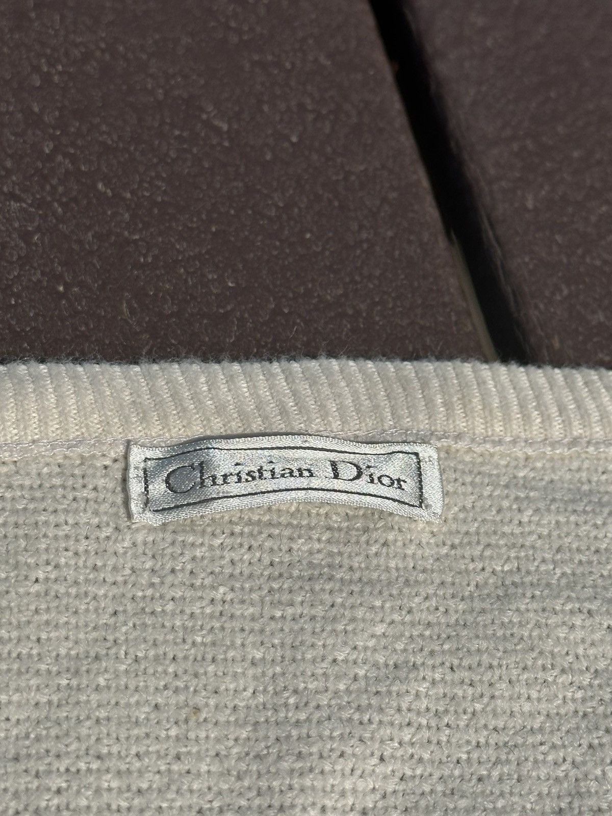 Dior × Vintage 1990s Vintage Christian Dior Knit Sweater Size US L / EU 52-54 / 3 - 5 Thumbnail
