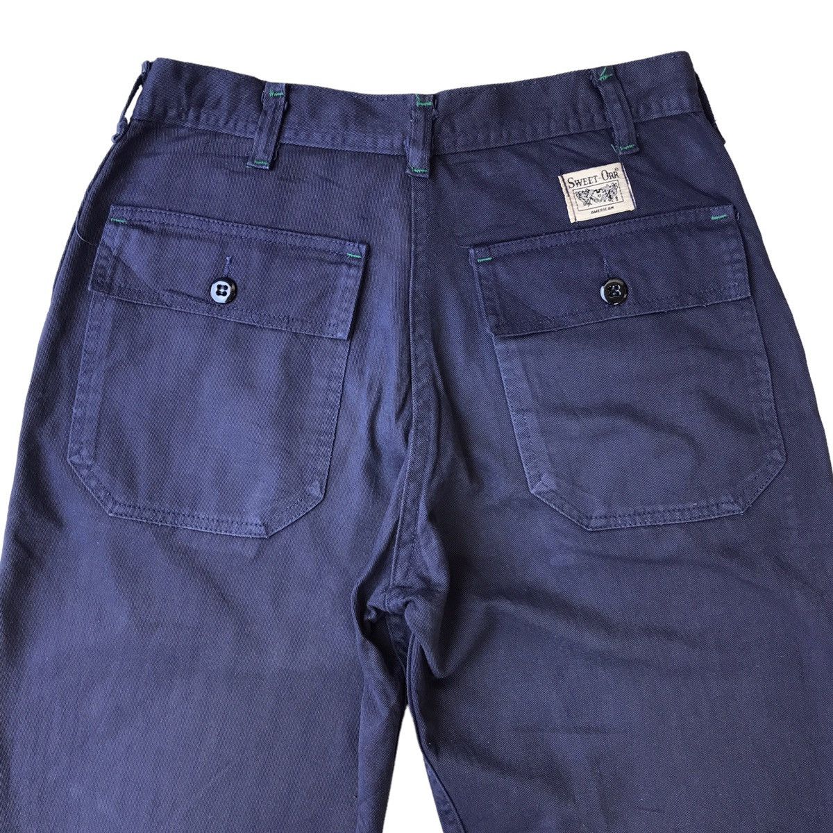 Vintage Sweet-Orr USA True Vintage 1960s Blue Baker Pants Size US 29 - 4 Thumbnail