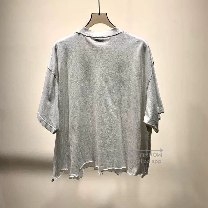 Balenciaga Balenciaga Wave Circle Logo Destroyed Short-Sleeve Size US L / EU 52-54 / 3 - 3 Thumbnail