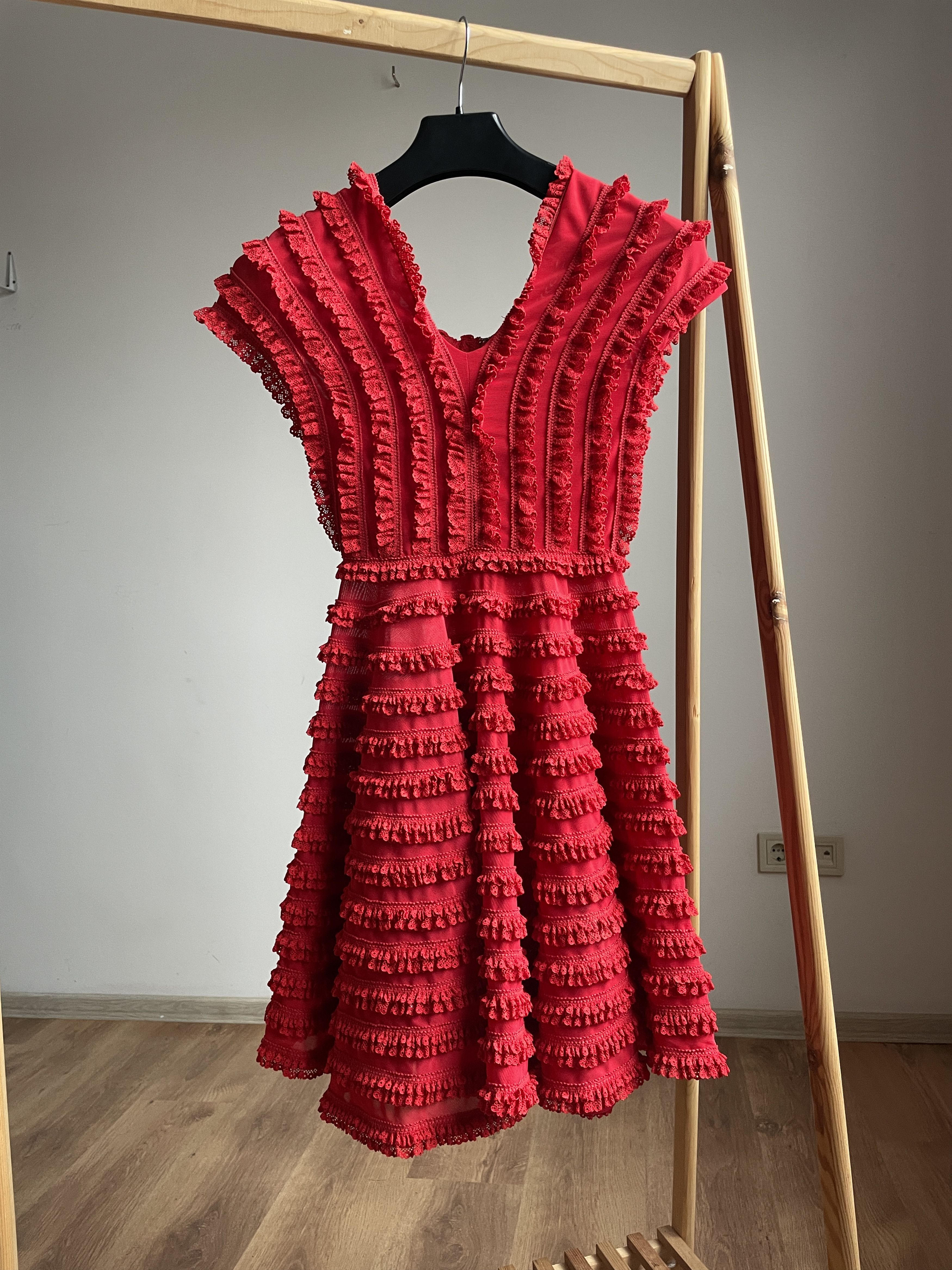 Other Emilio de la Morena Stretch Ruffle Dress Size UK 6 Size XS / US 0-2 / IT 36-38 - 1 Thumbnail