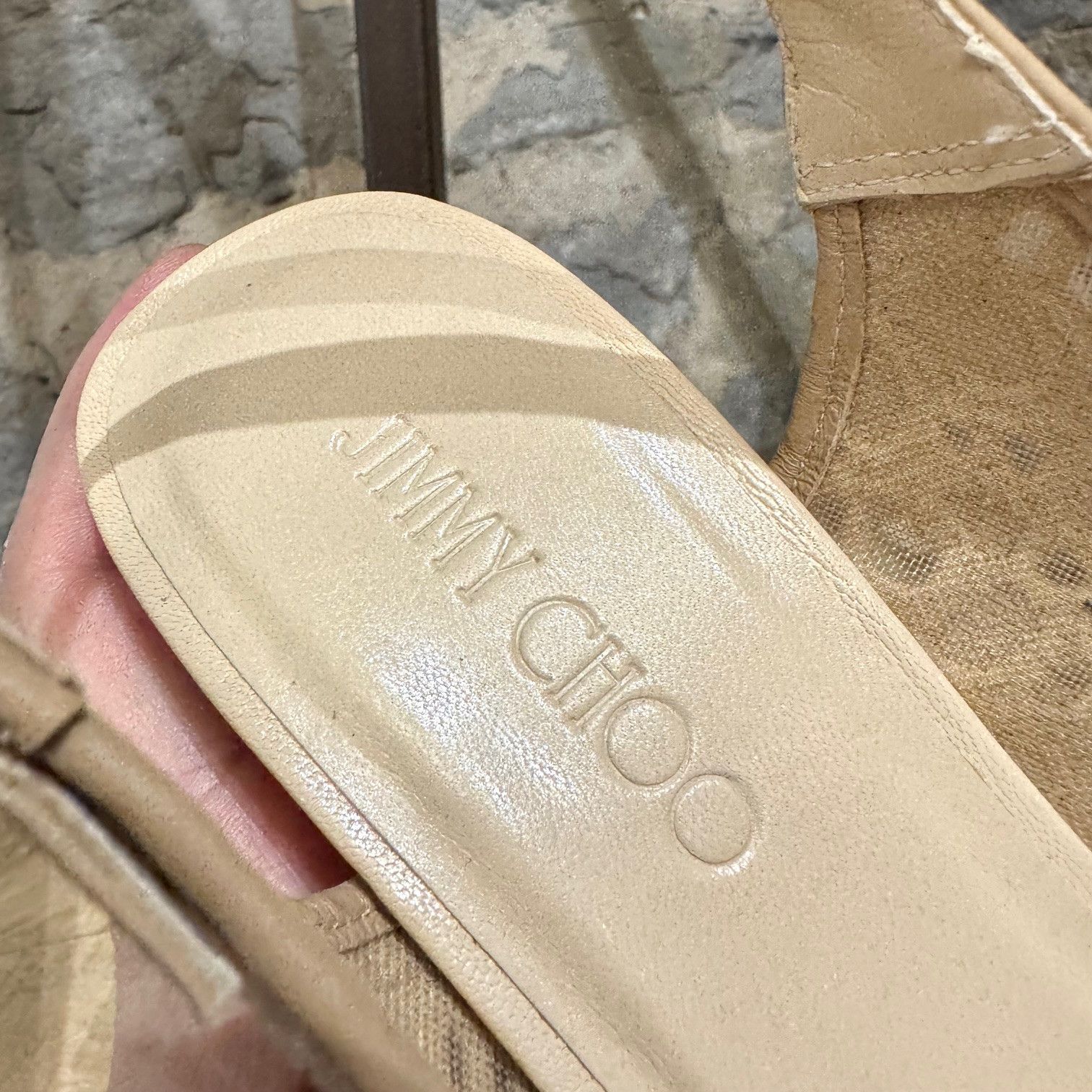 Jimmy Choo Jimmy Choo Prova Floral Embroidered Cork Wedge Sandals Size US 11 / IT 41 - 4 Thumbnail