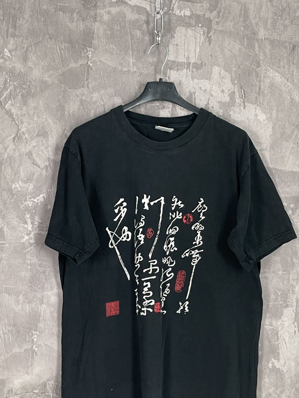 Japanese Brand × Vintage Vintage 00s Japanese Design Unique T shirt Size US XL / EU 56 / 4 - 2 Thumbnail
