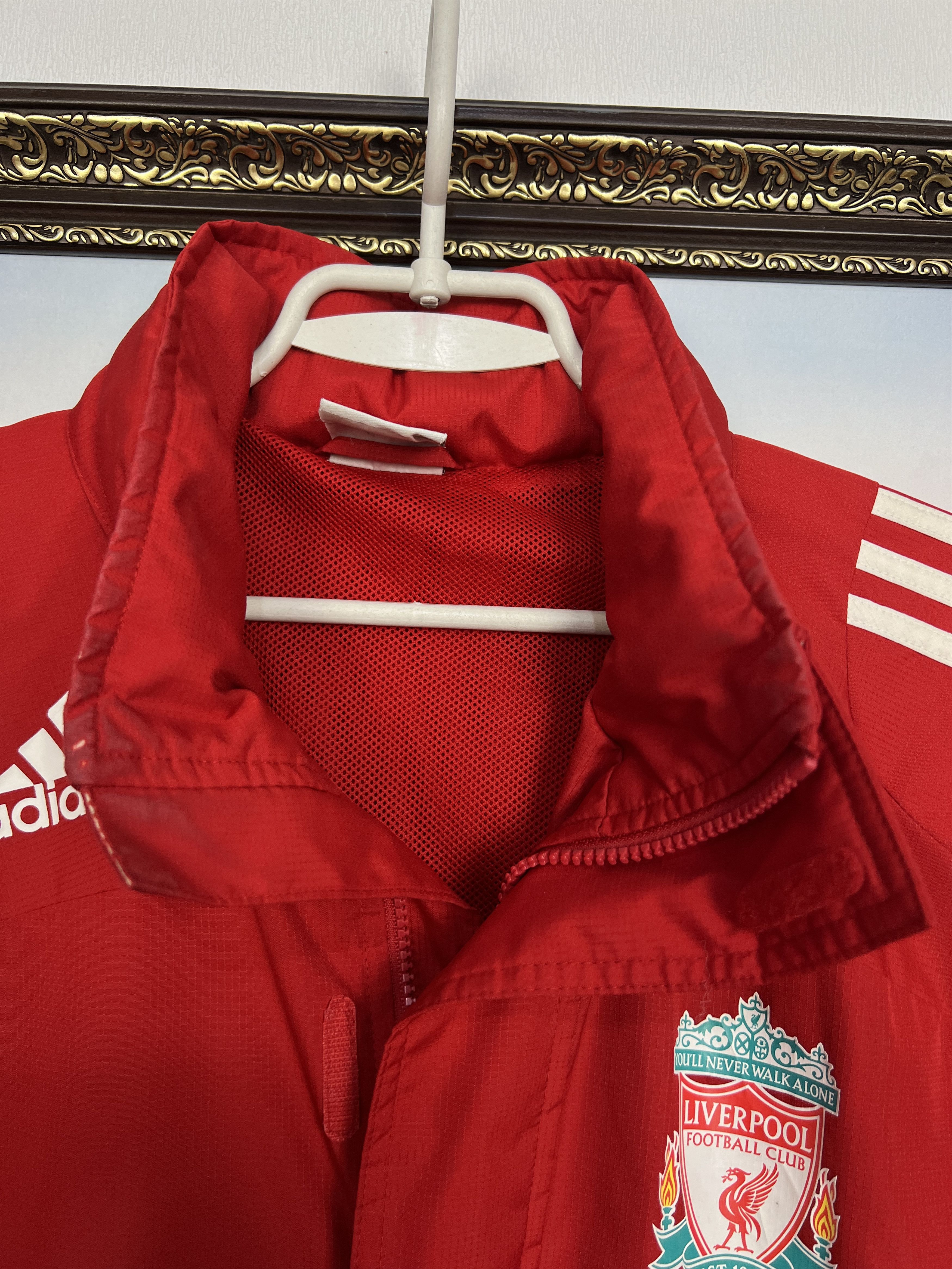 Adidas Vintage Adidas Liverpool Football Jacket Soccer Track Top Size US S / EU 44-46 / 1 - 12 Thumbnail