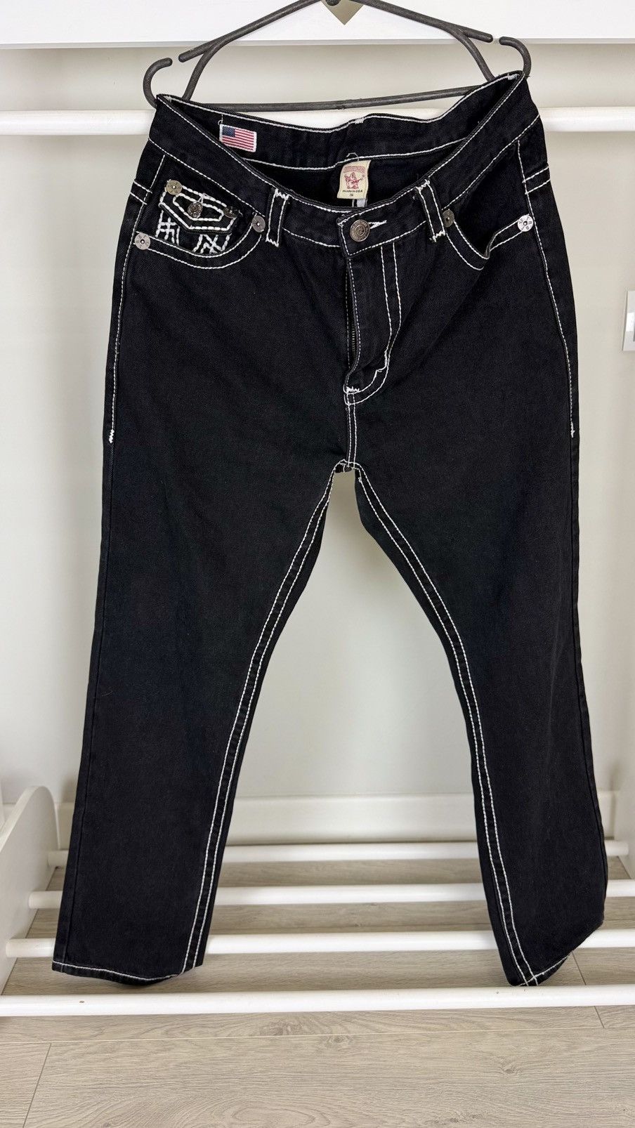 True Religion True Religion Joe Super T Jeans Size US 36 / EU 52 - 3 Thumbnail